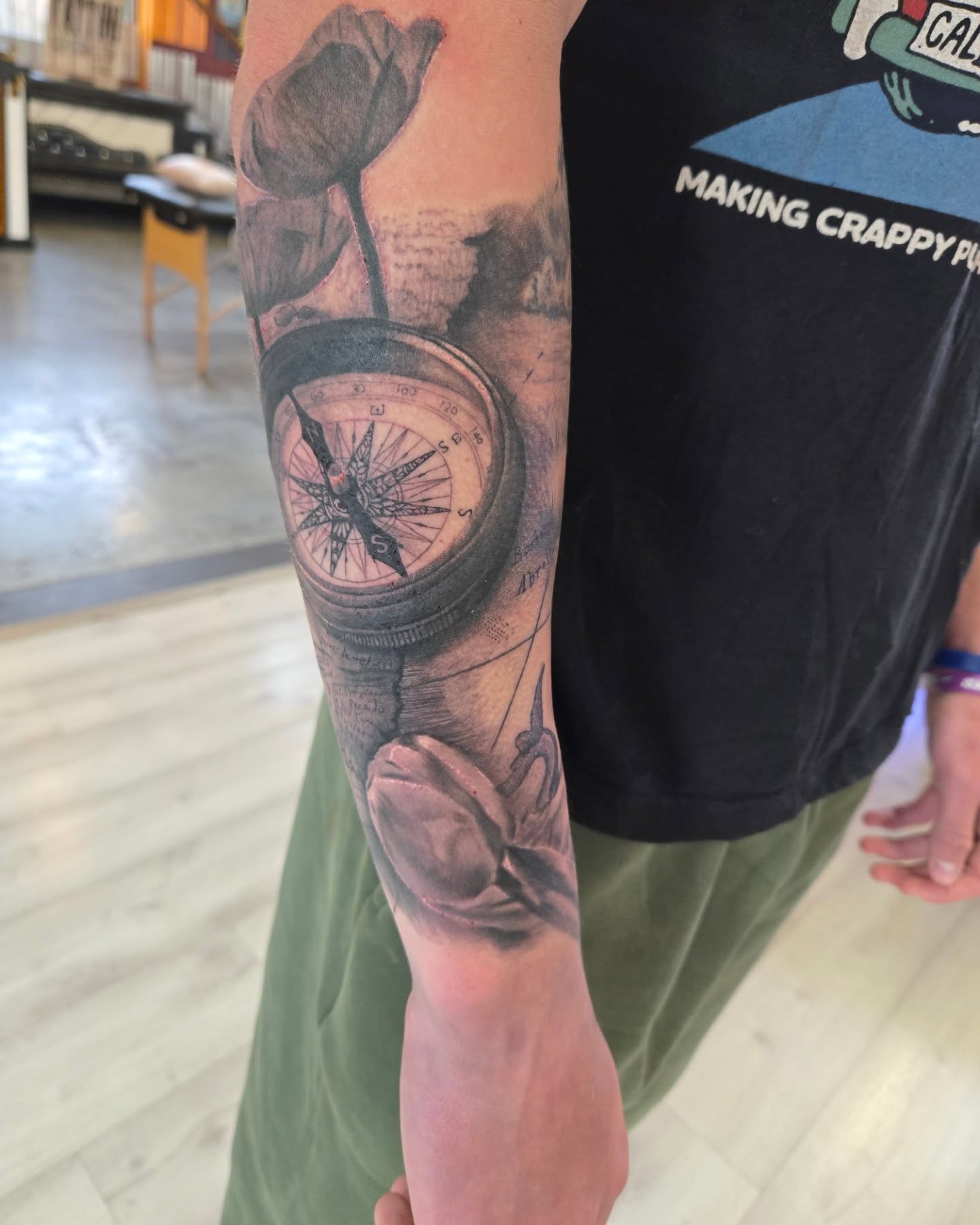 Tattoo by @tattoosbysarahchristine — realism, black_and_grey