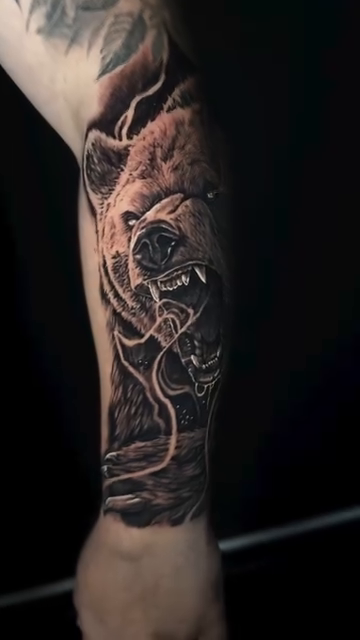 Tattoo by @benzo_ink — realism, black_and_grey
