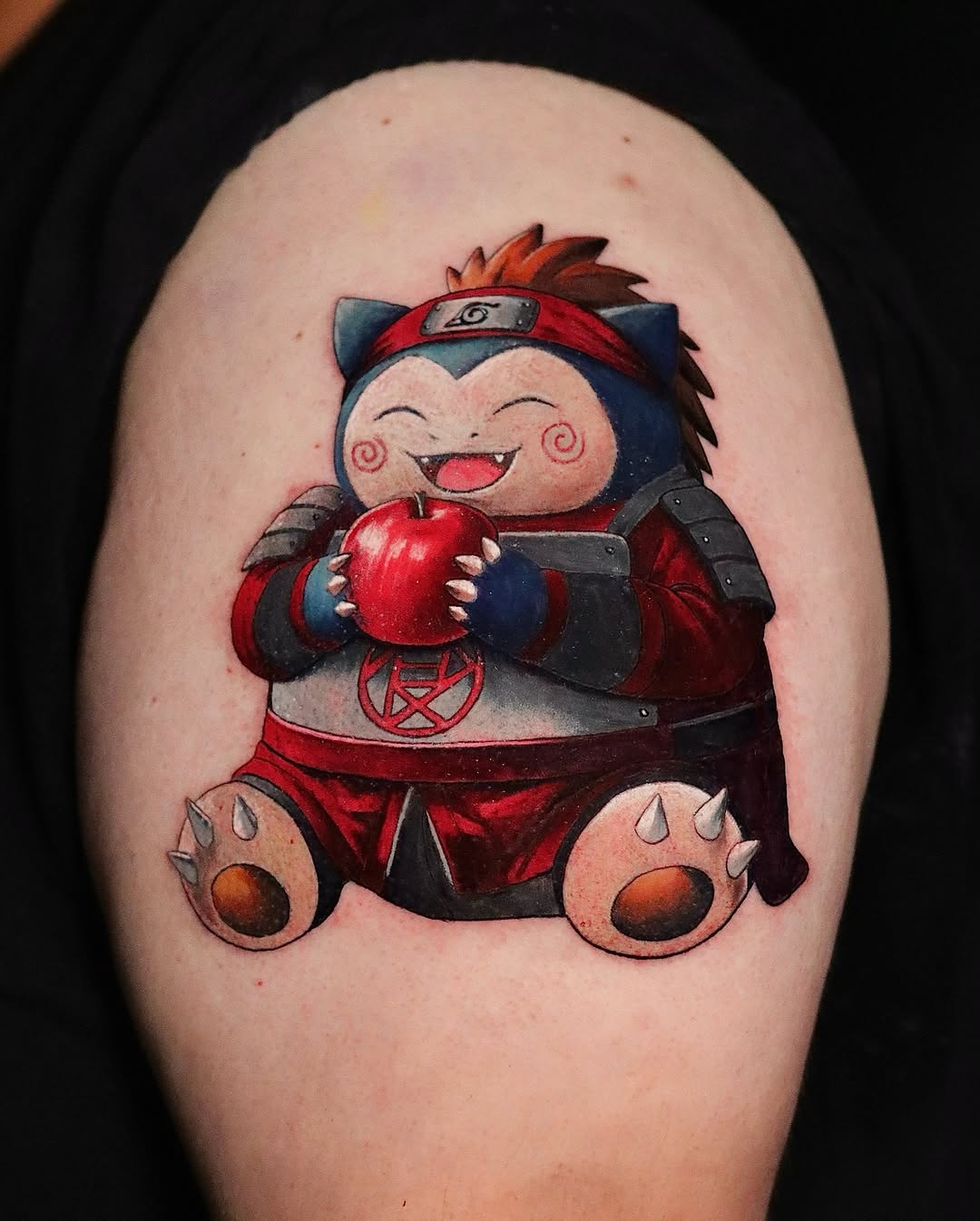 Tattoo by @binnbinn_art — anime, realism