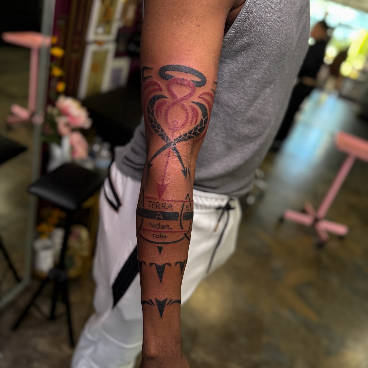 Tattoo by @chicanatattoos — geometric, ornamental