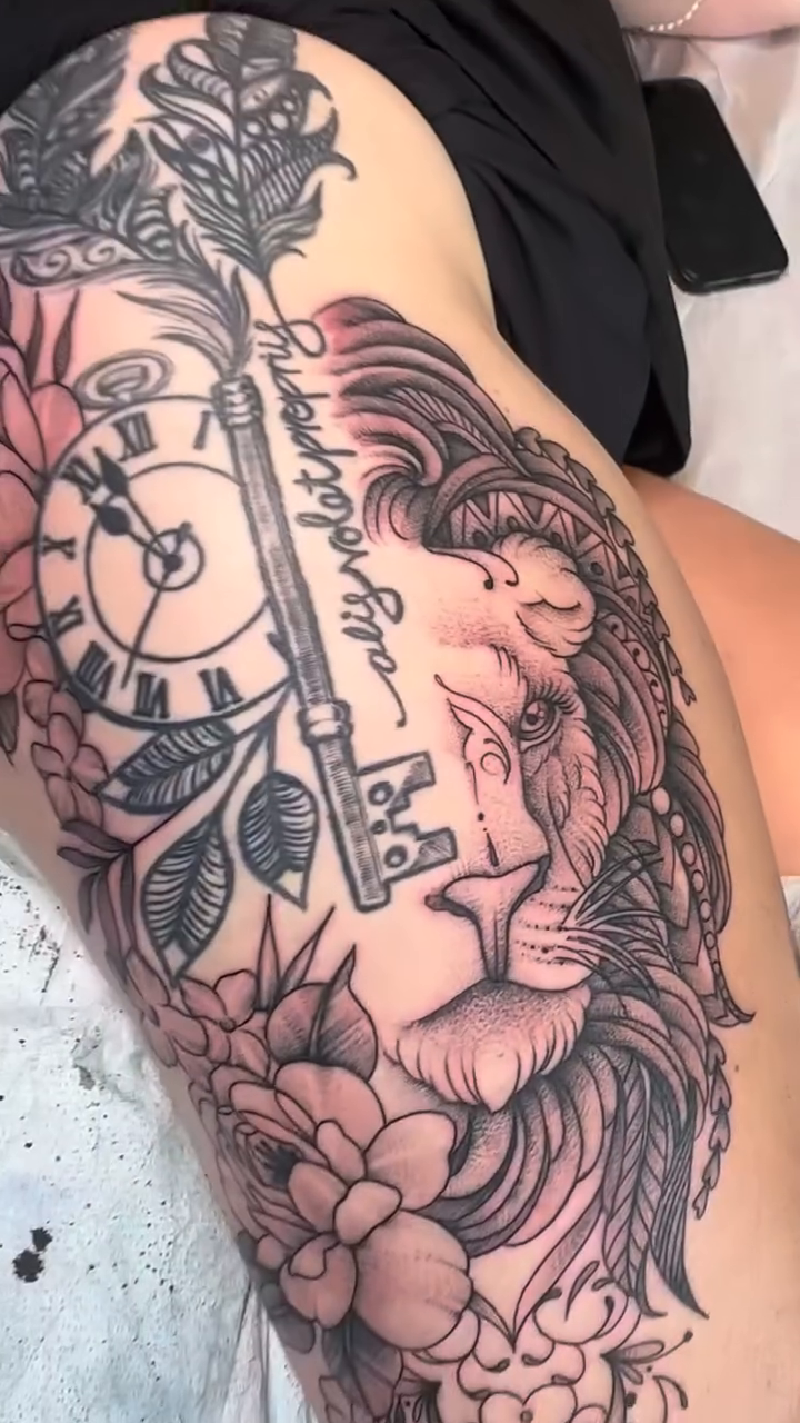 Tattoo by @jameemelvintattoos — realism, black_and_grey