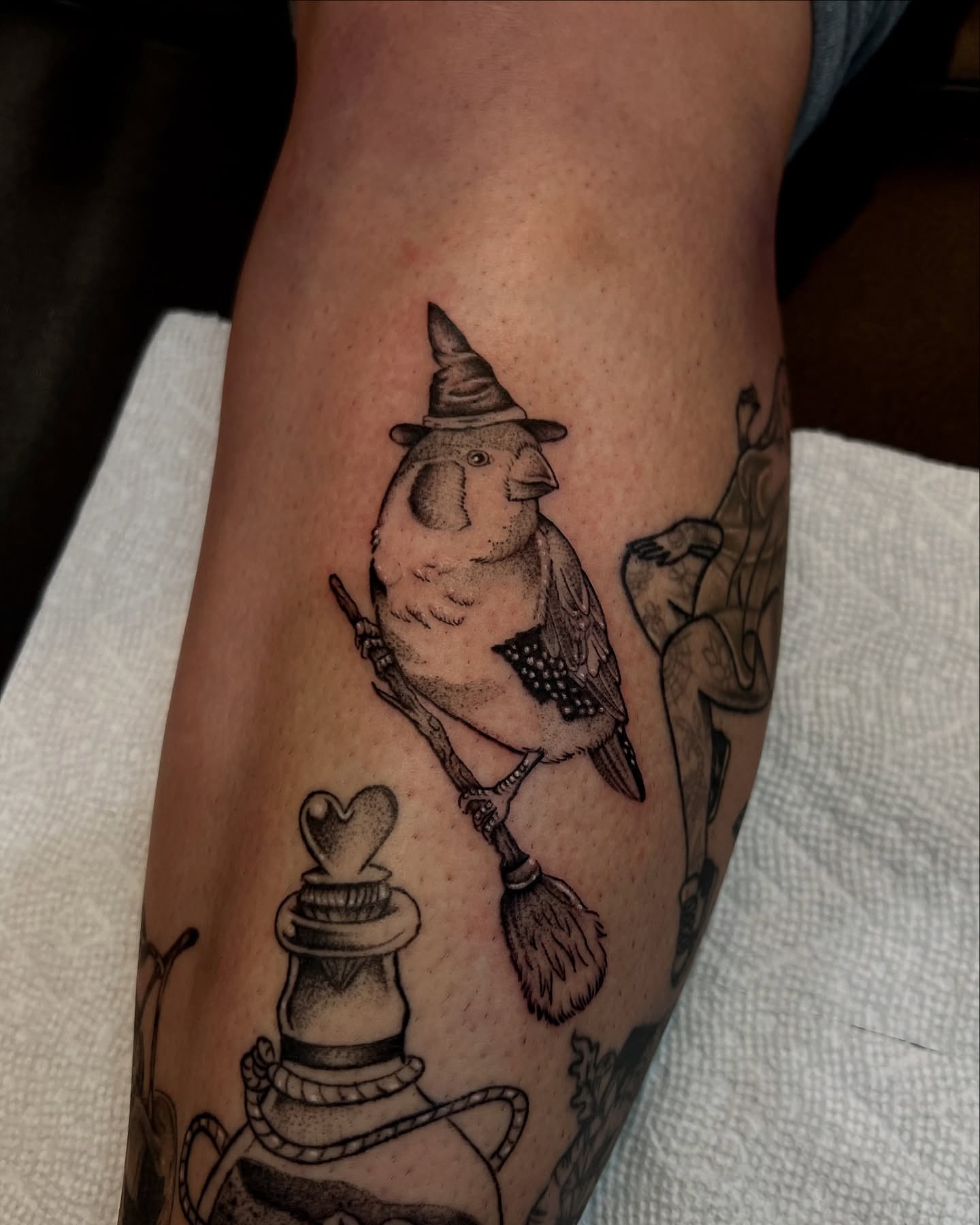 Tattoo by @tatsbysass — black_and_grey