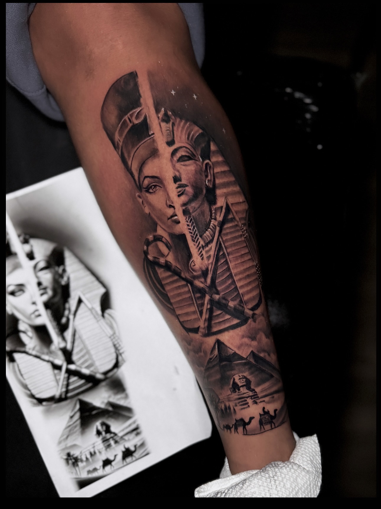 Tattoo by @tatt2ant — black_and_grey, realism