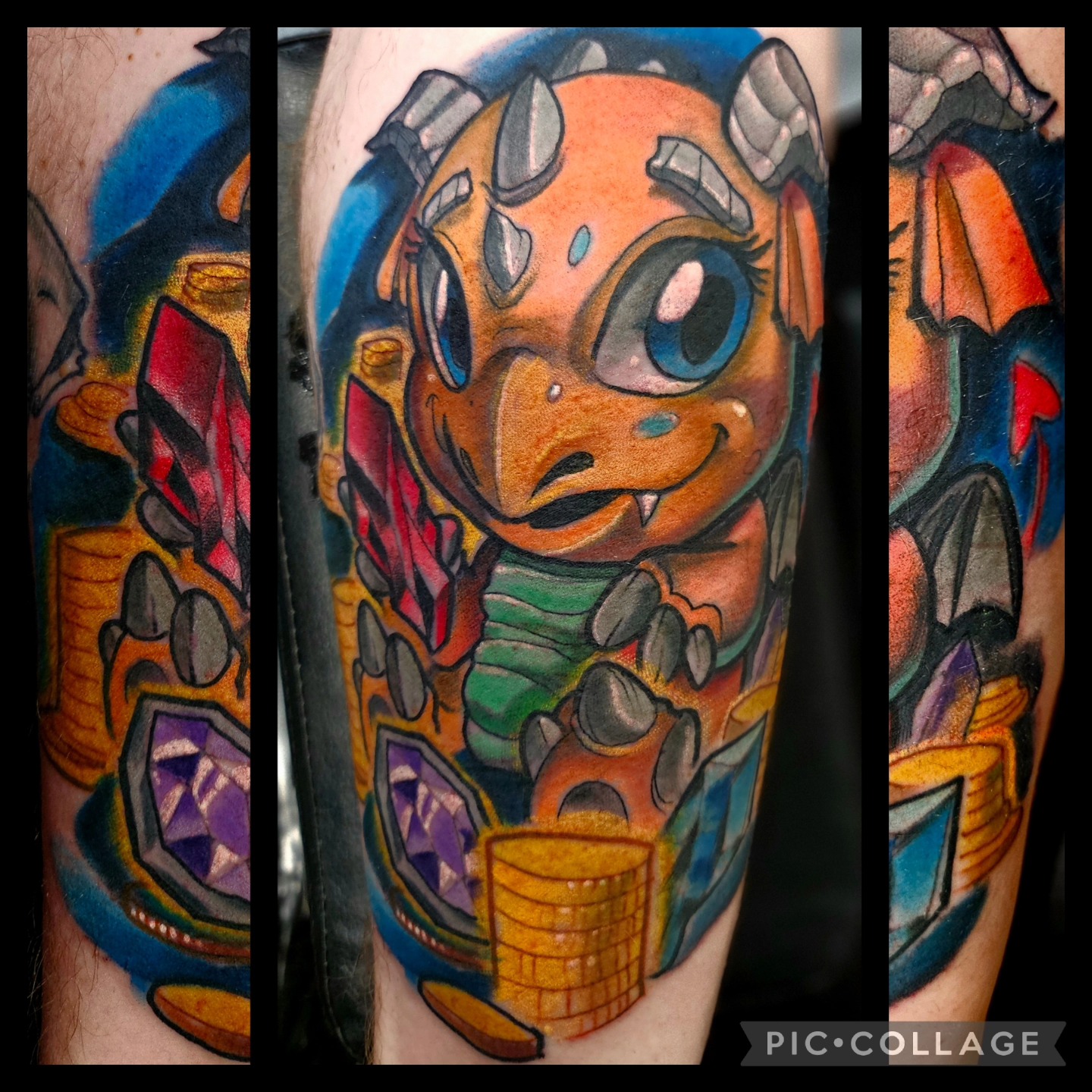 Tattoo by @eddy_arg — new_school, anime
