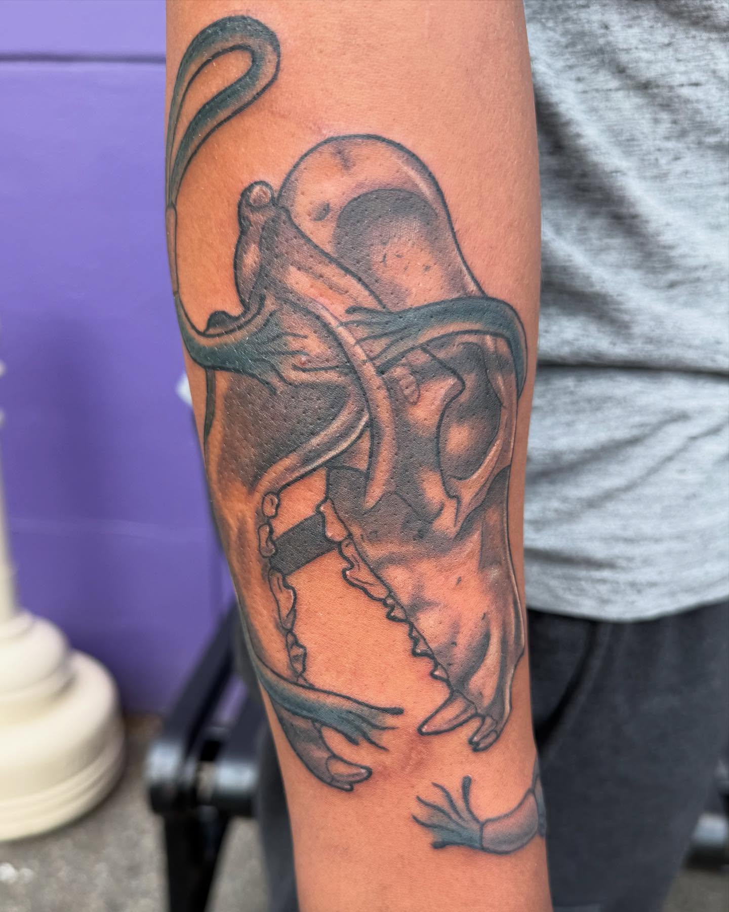 Tattoo by @krasuetattoo — black_and_grey, realism
