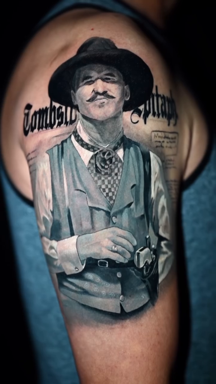 Tattoo by @hawkjackson — realism, black_and_grey
