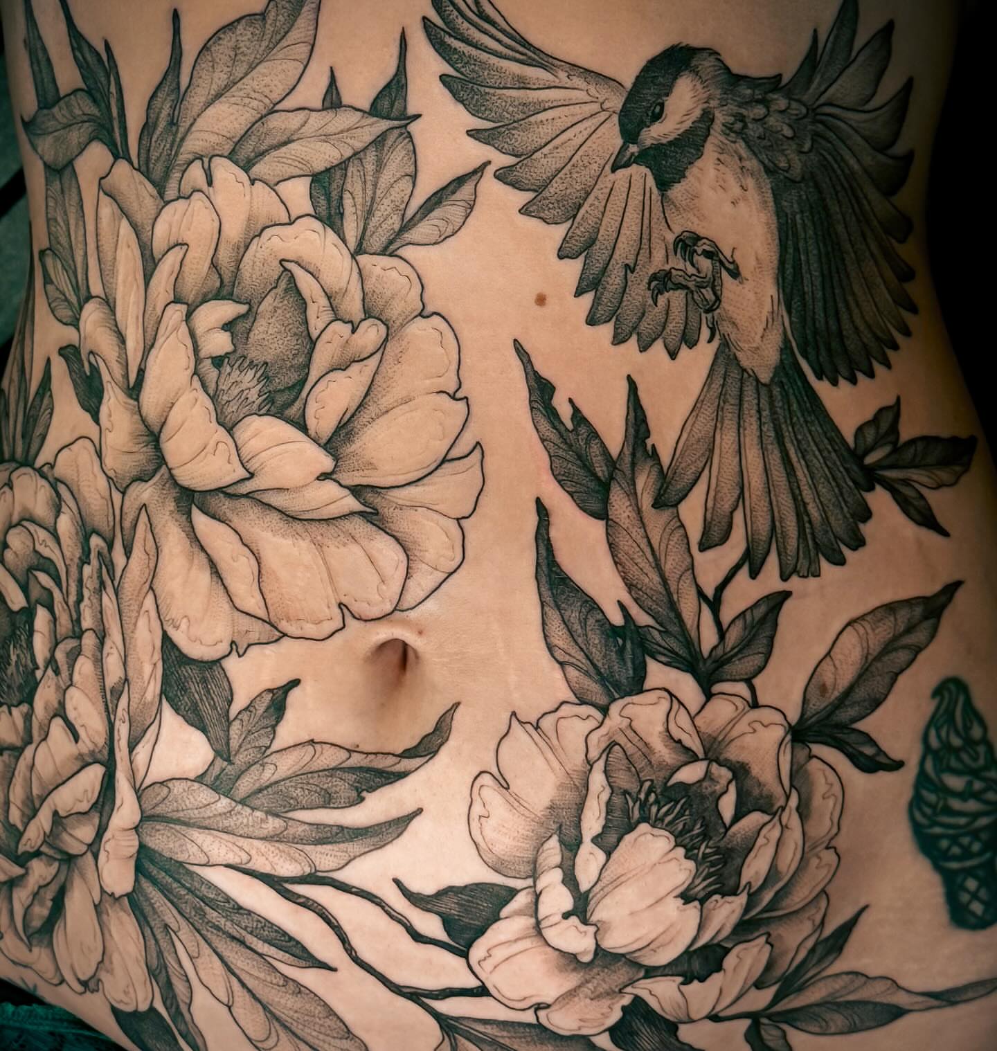 Tattoo by @fortytwojudges — dotwork, realism