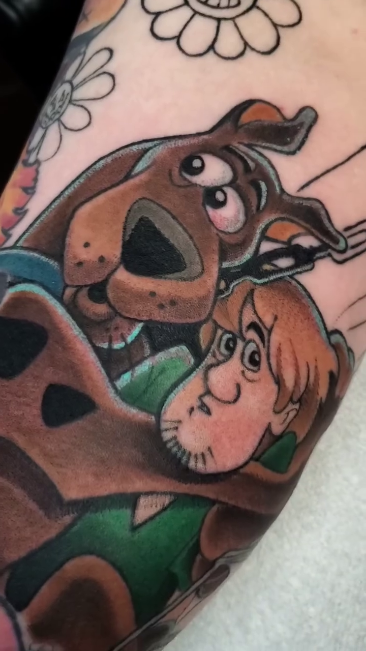 Tattoo by @batbonez โ new_school, anime