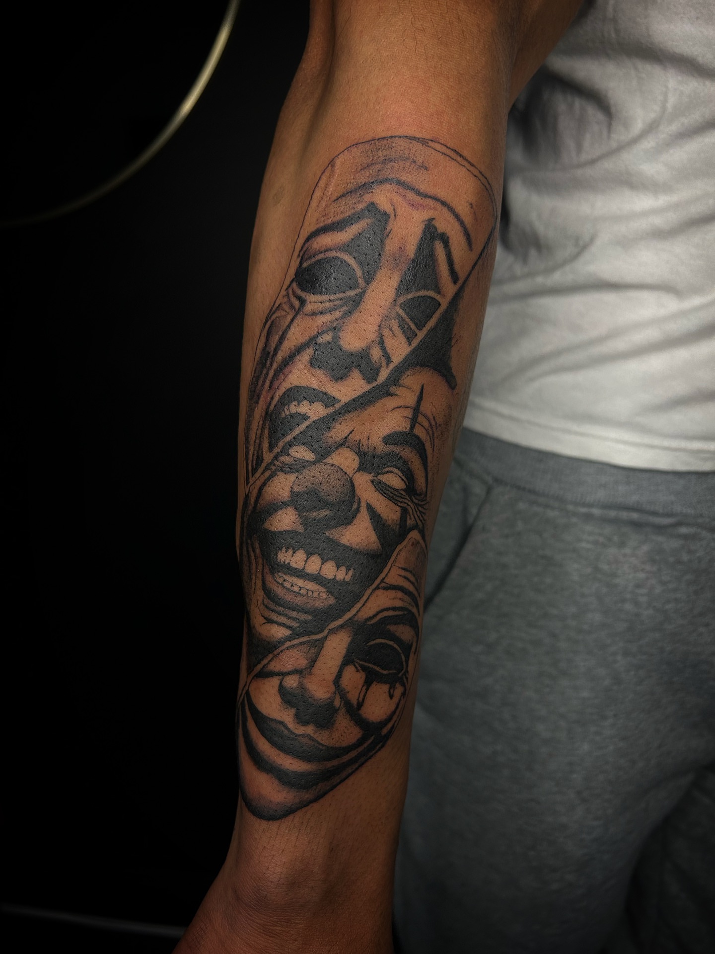 Tattoo by @inkstinctual — black_and_grey, realism