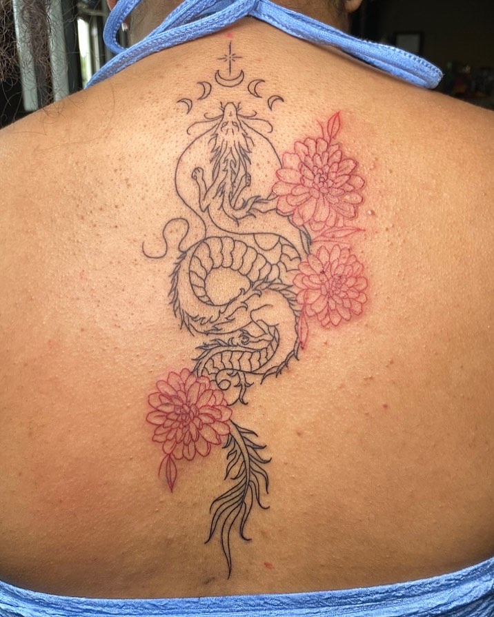 Tattoo by @kp_inktattoos_ — neo_traditional, dotwork
