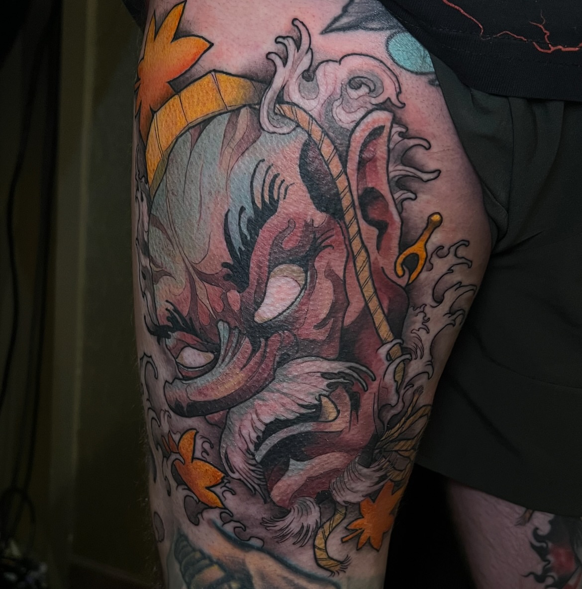 Tattoo by @weekstattoo — american_traditional, dotwork