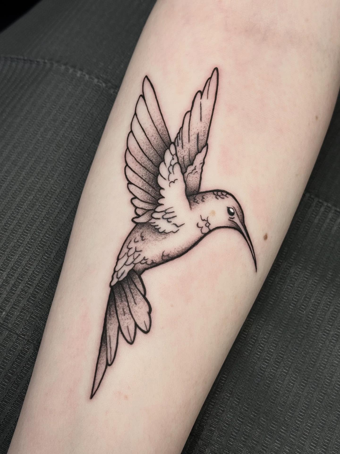 Tattoo by @hardcore.crybaby — black_and_grey