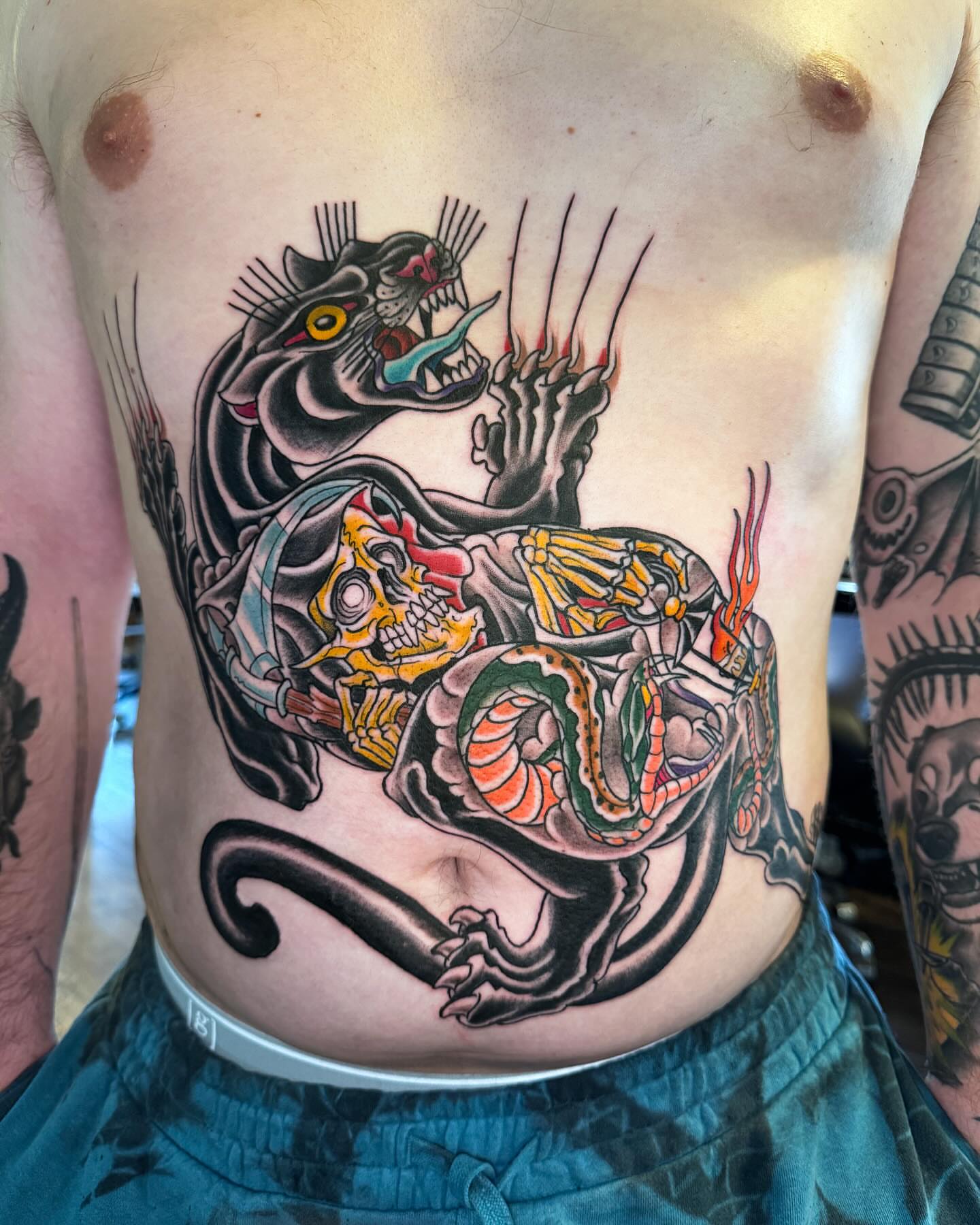 Tattoo by @bicycle_bobs_tat2 — american_traditional, dotwork