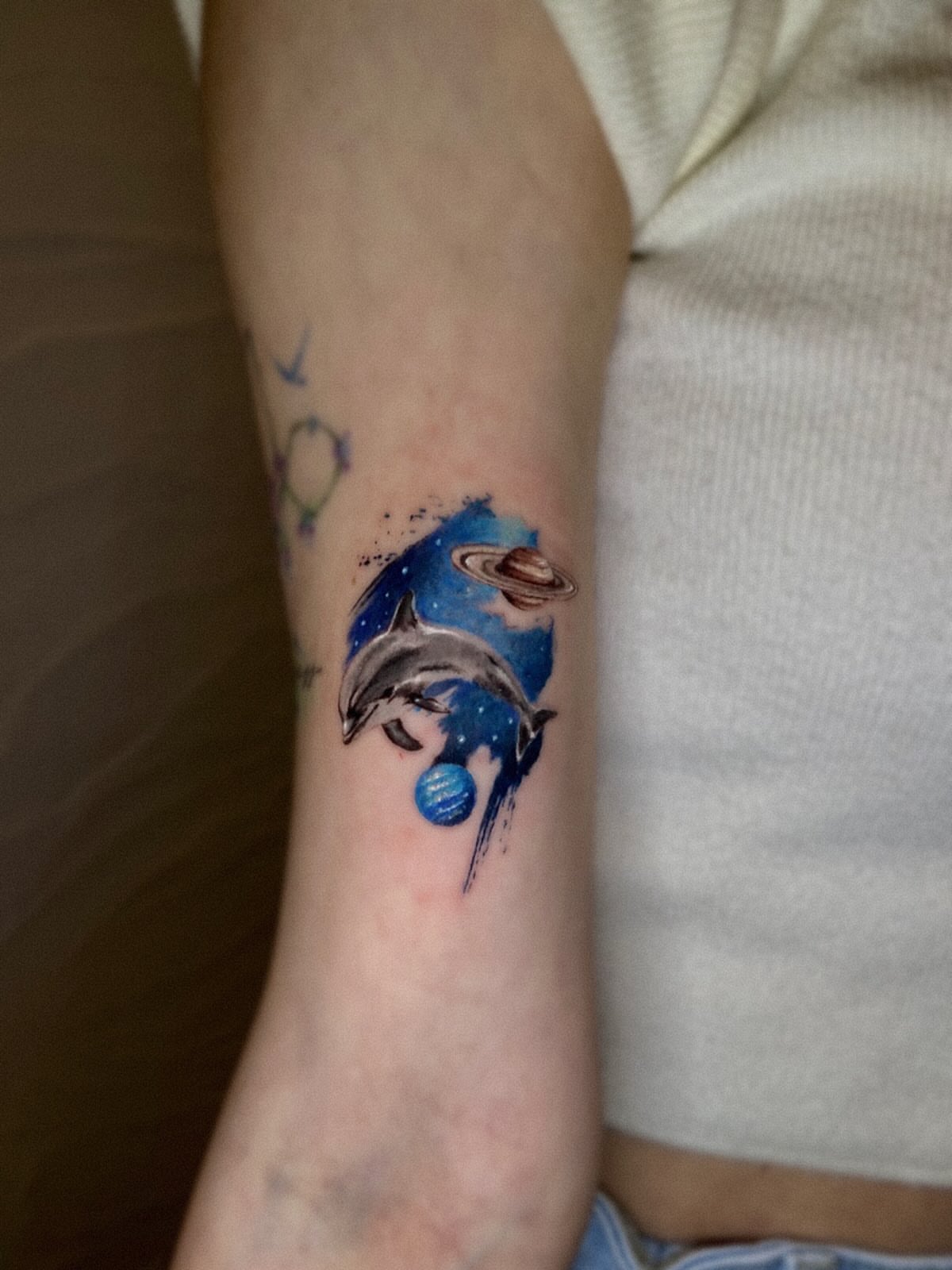 Tattoo by @dyun_tat2 — watercolor, realism