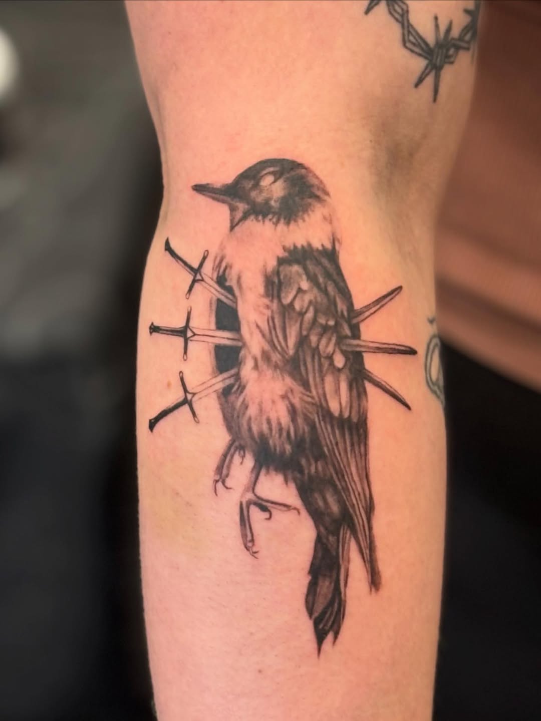 Tattoo by @jnctattoos — dark_realism, black_and_grey