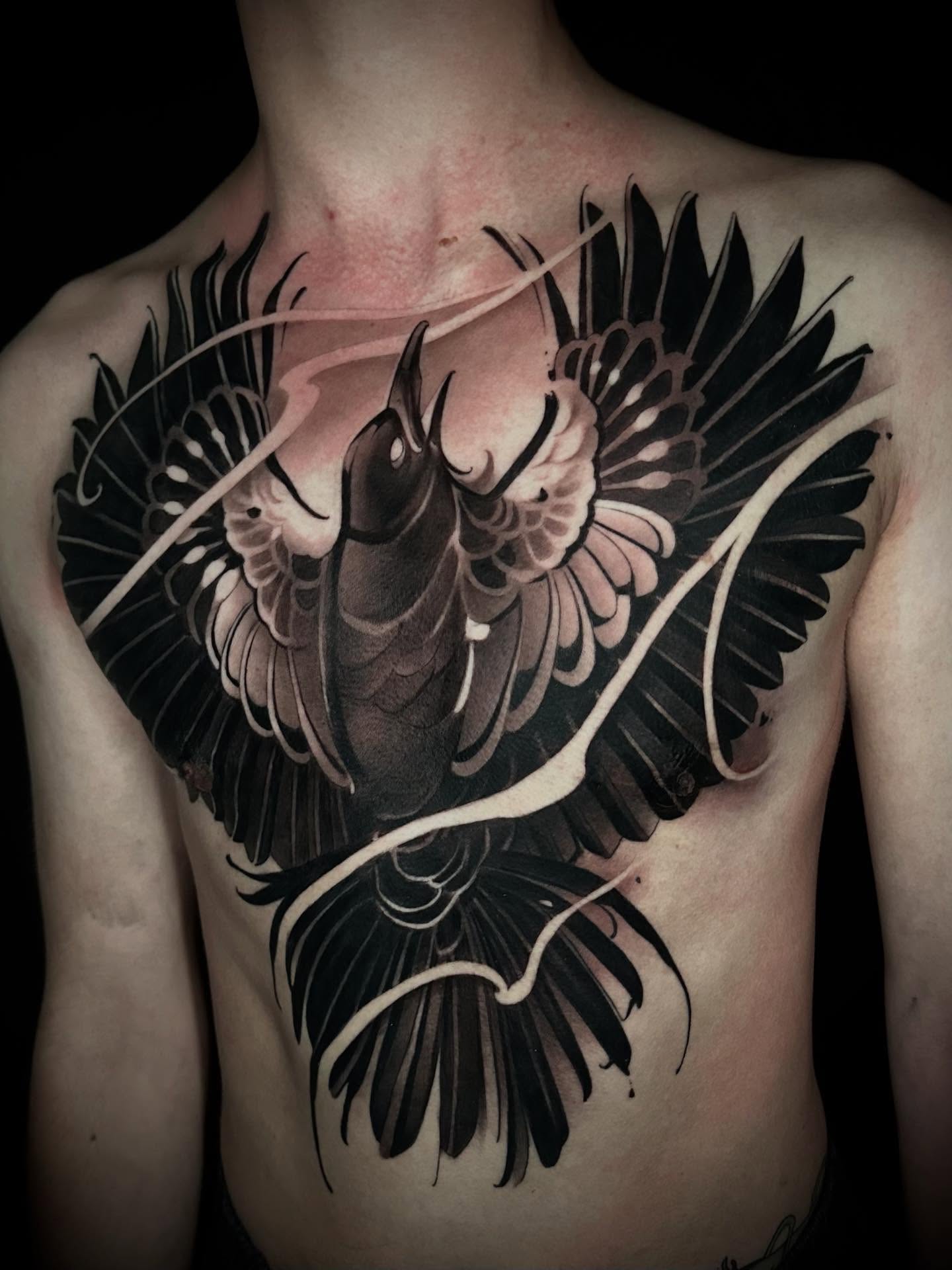 Tattoo by @nathanadsitart — black_and_grey