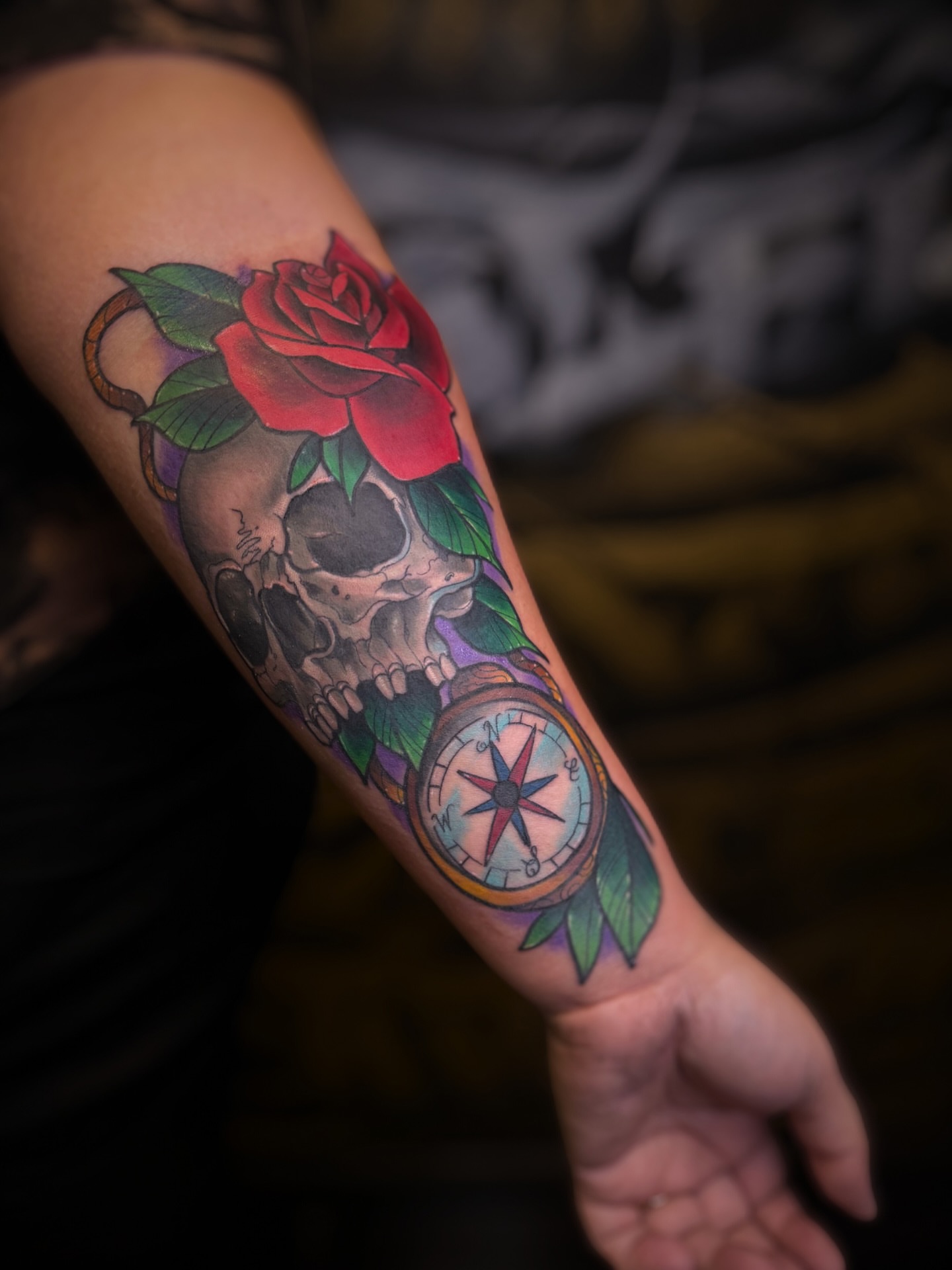 Tattoo by @aminatattooyou โ american_traditional, realism