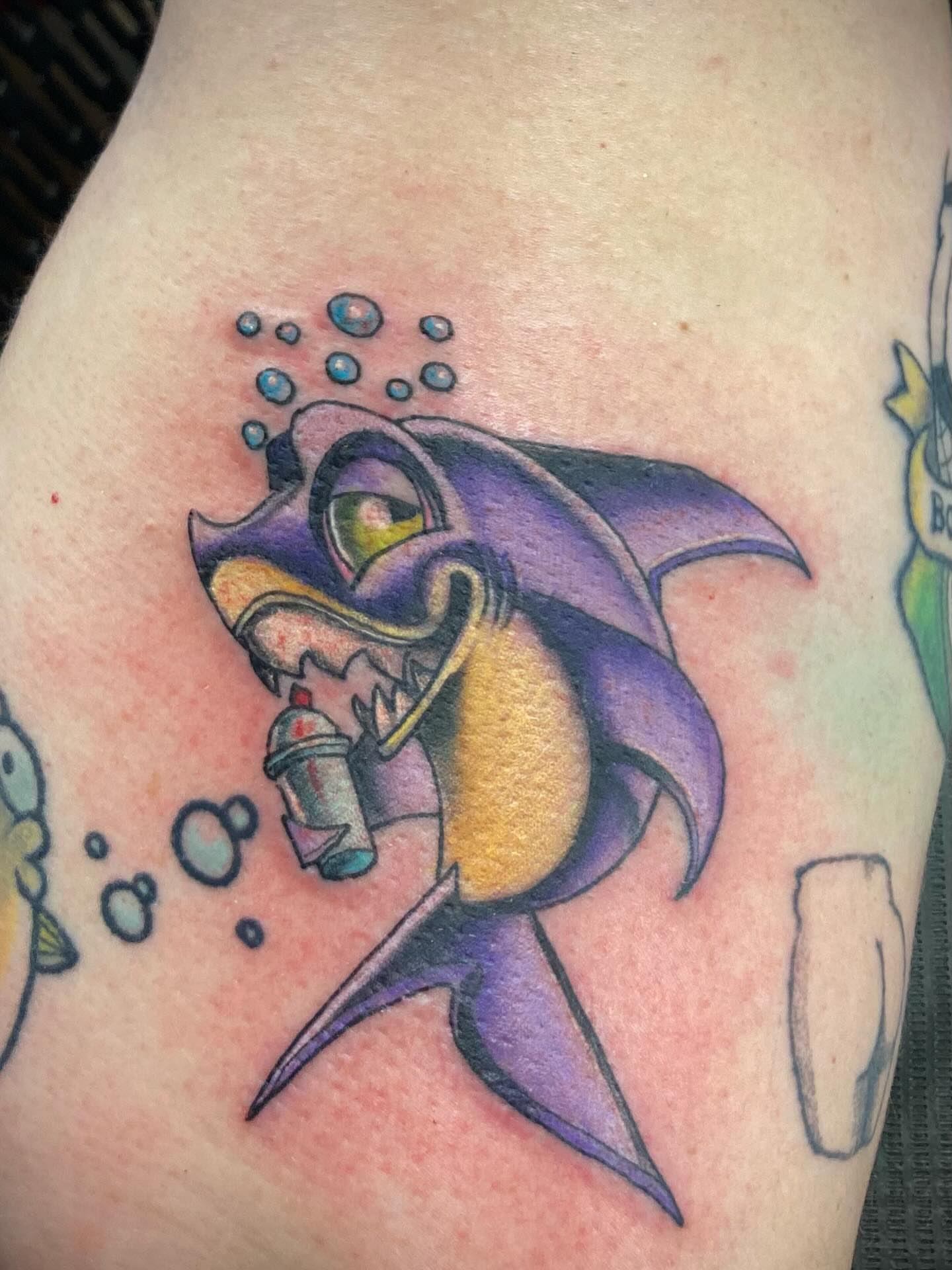 Tattoo by @bobbytrefztattoo — new_school