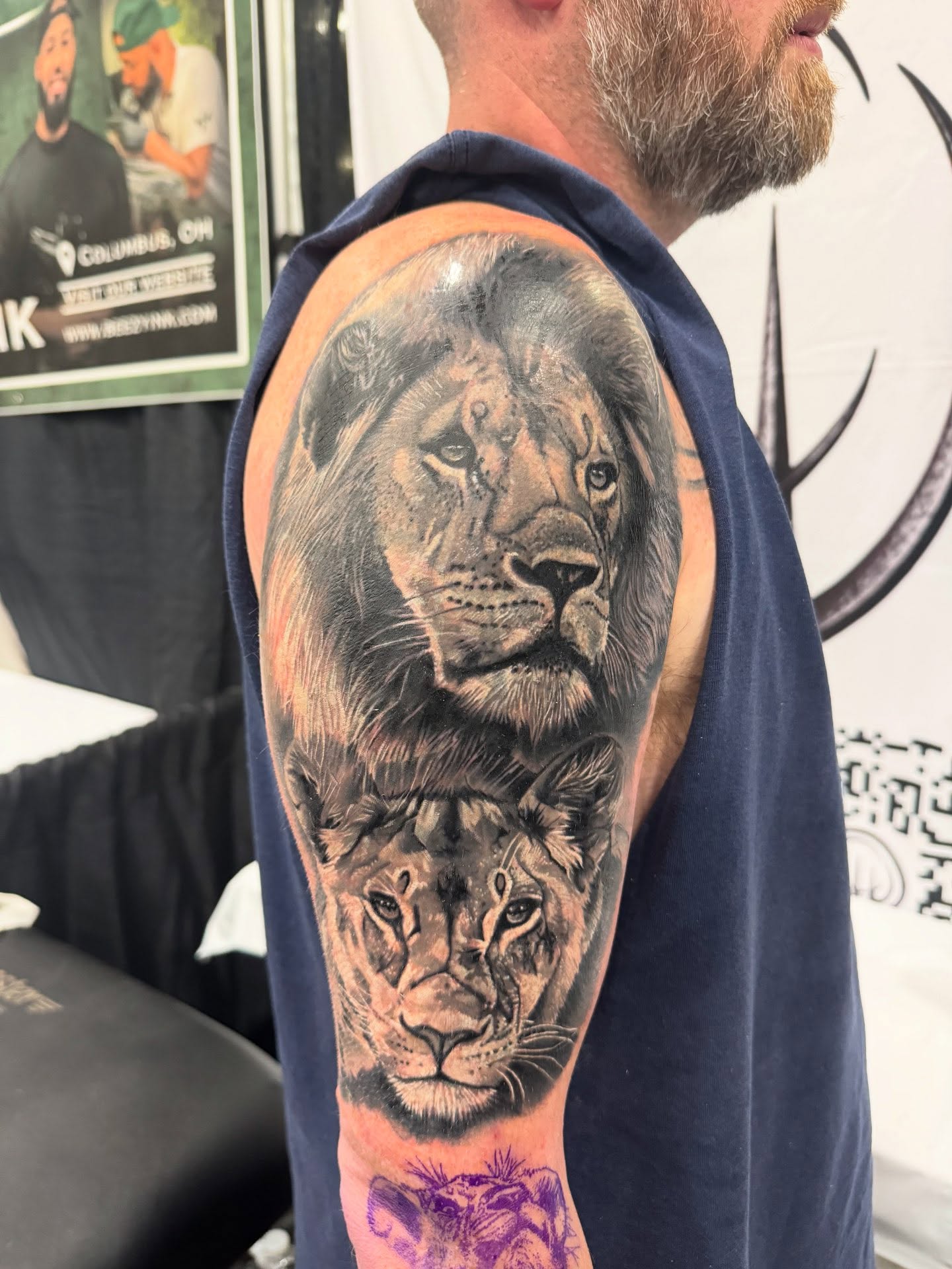 Tattoo by @calebwhitetattoos — realism, black_and_grey