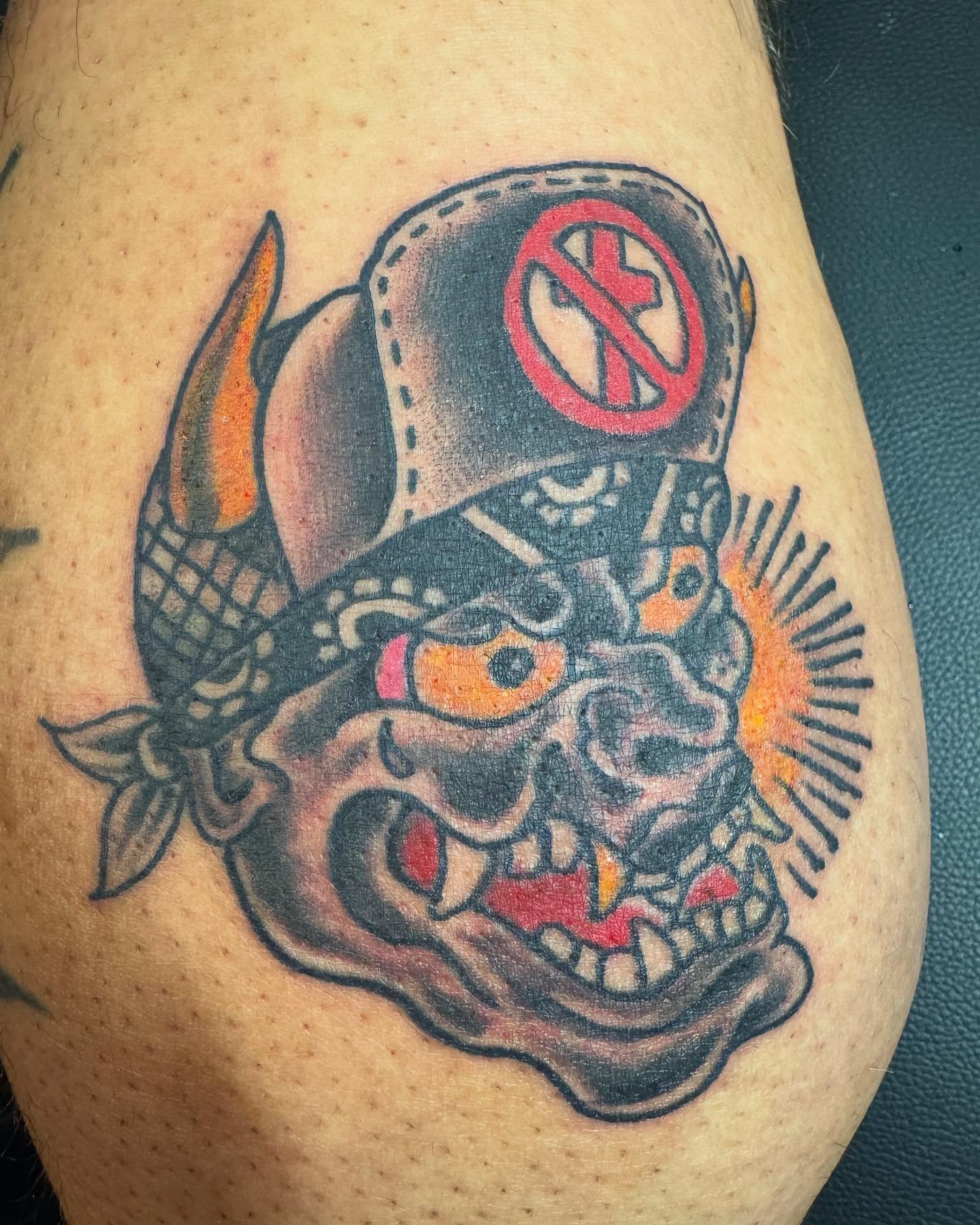 Tattoo by @dvasqueztattoo — american_traditional, dark_realism