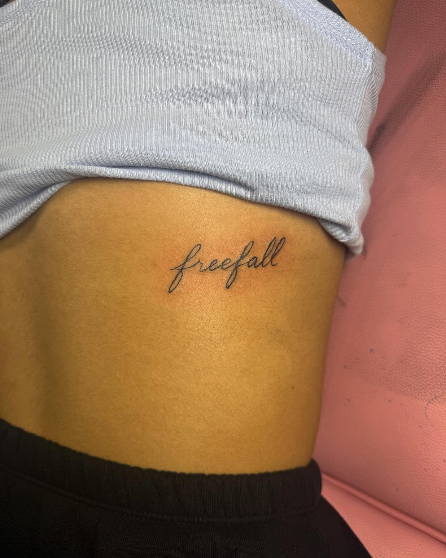 Tattoo by @antgot1nk — lettering_script