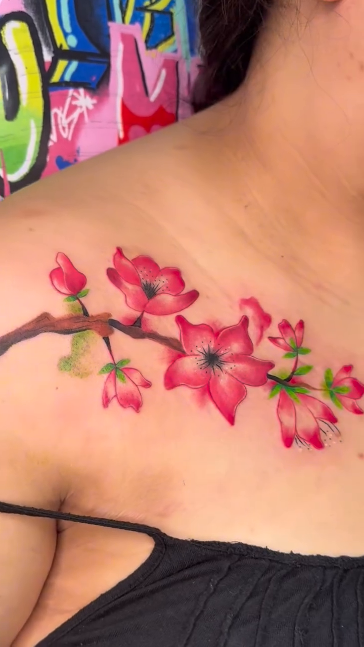 Tattoo by @millzyink — fine_line, watercolor