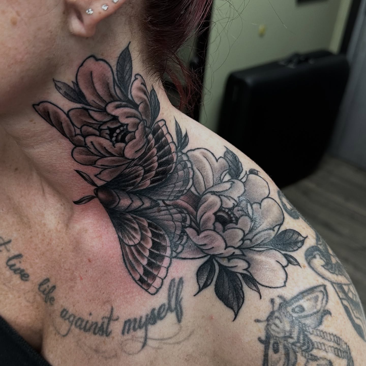 Tattoo by @thrashmoneymillionaire — black_and_grey, realism