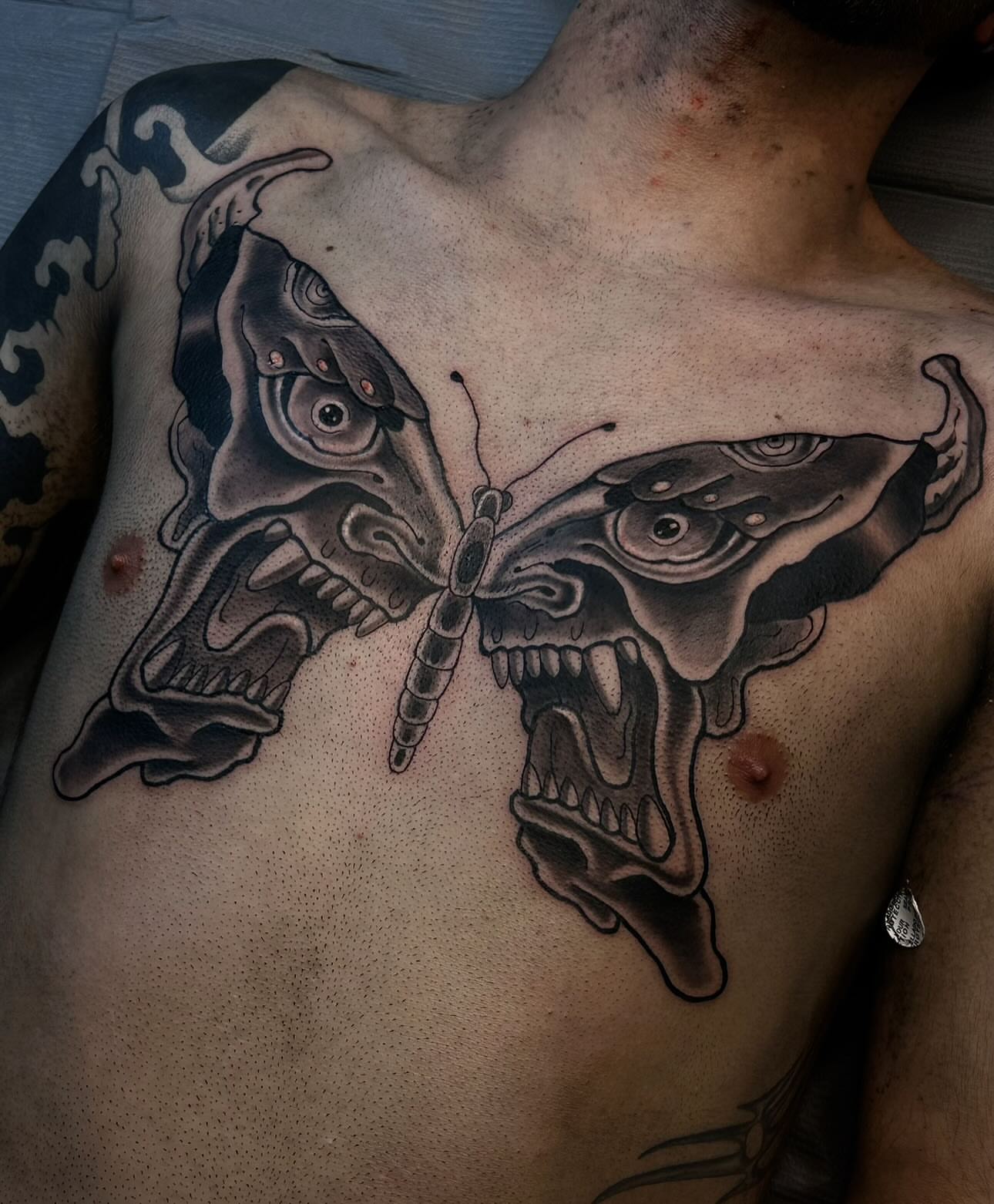 Tattoo by @picaflor.tattooer — black_and_grey, realism