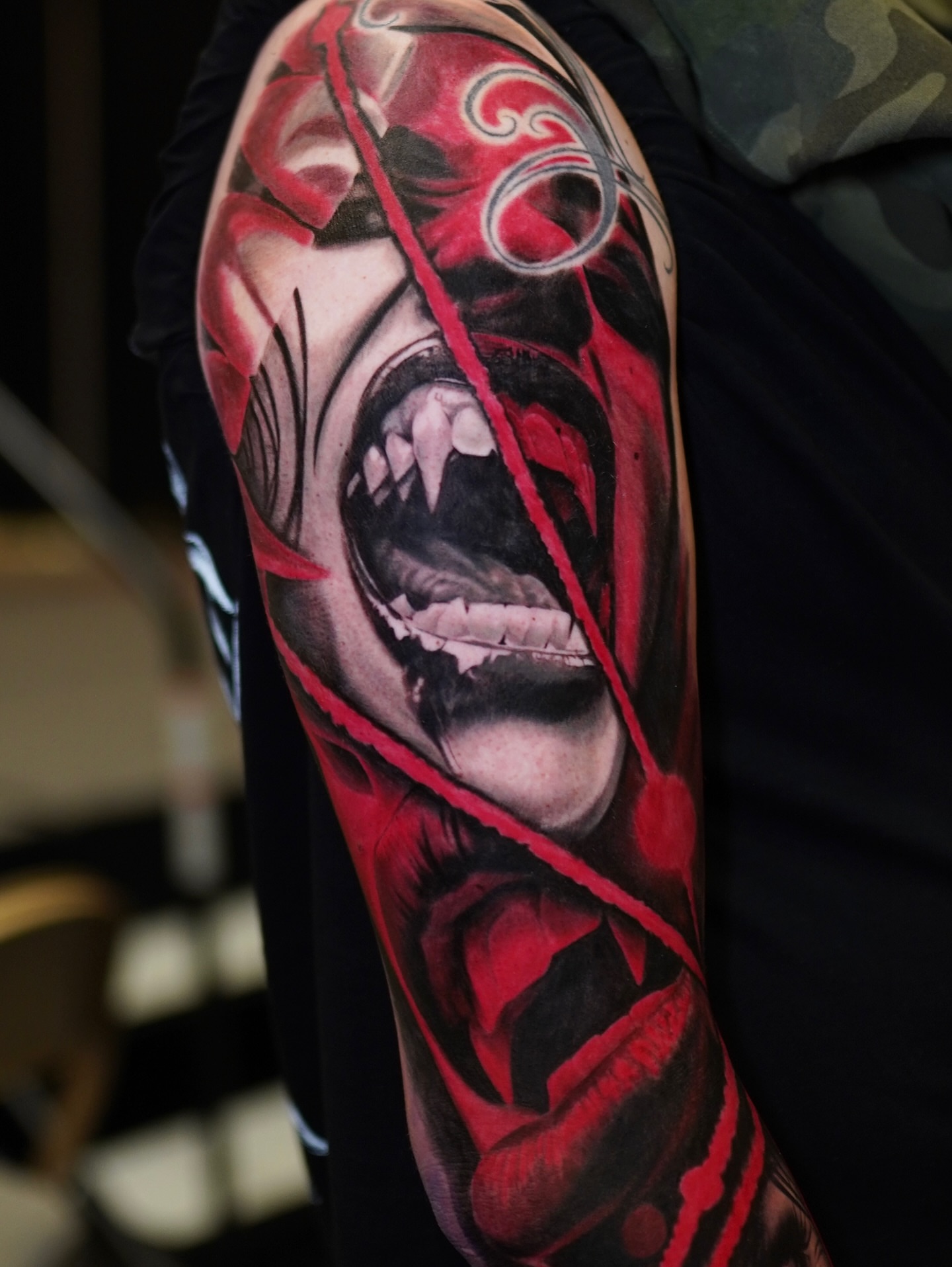 Tattoo by @tylerbowlingtattoos — realism, dark_realism