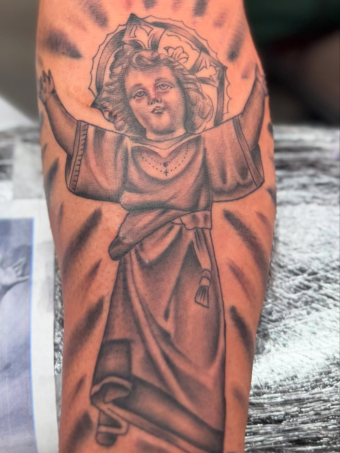 Tattoo by @mz_tattoony — black_and_grey