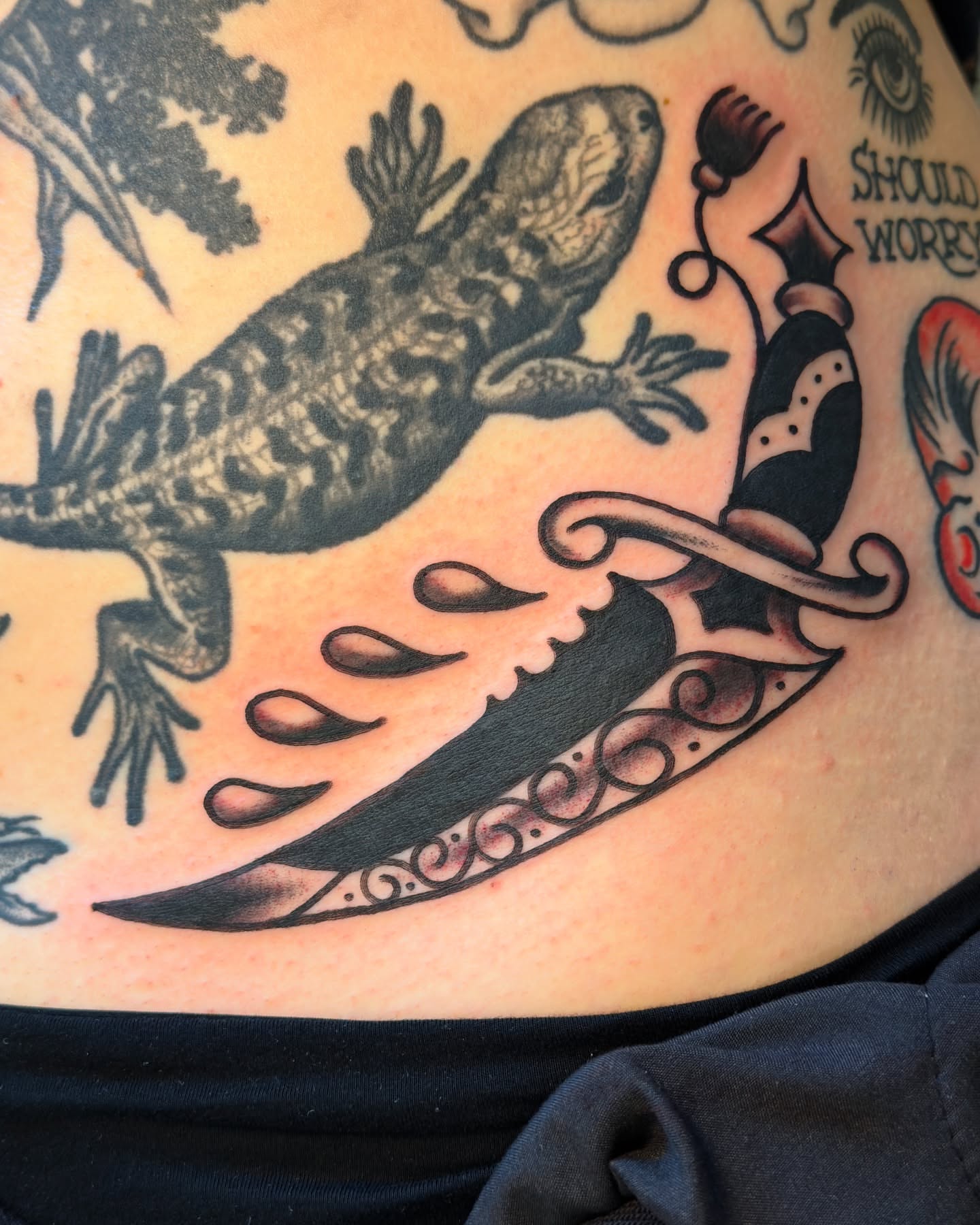 Tattoo by @stclairtattoo — american_traditional, black_and_grey