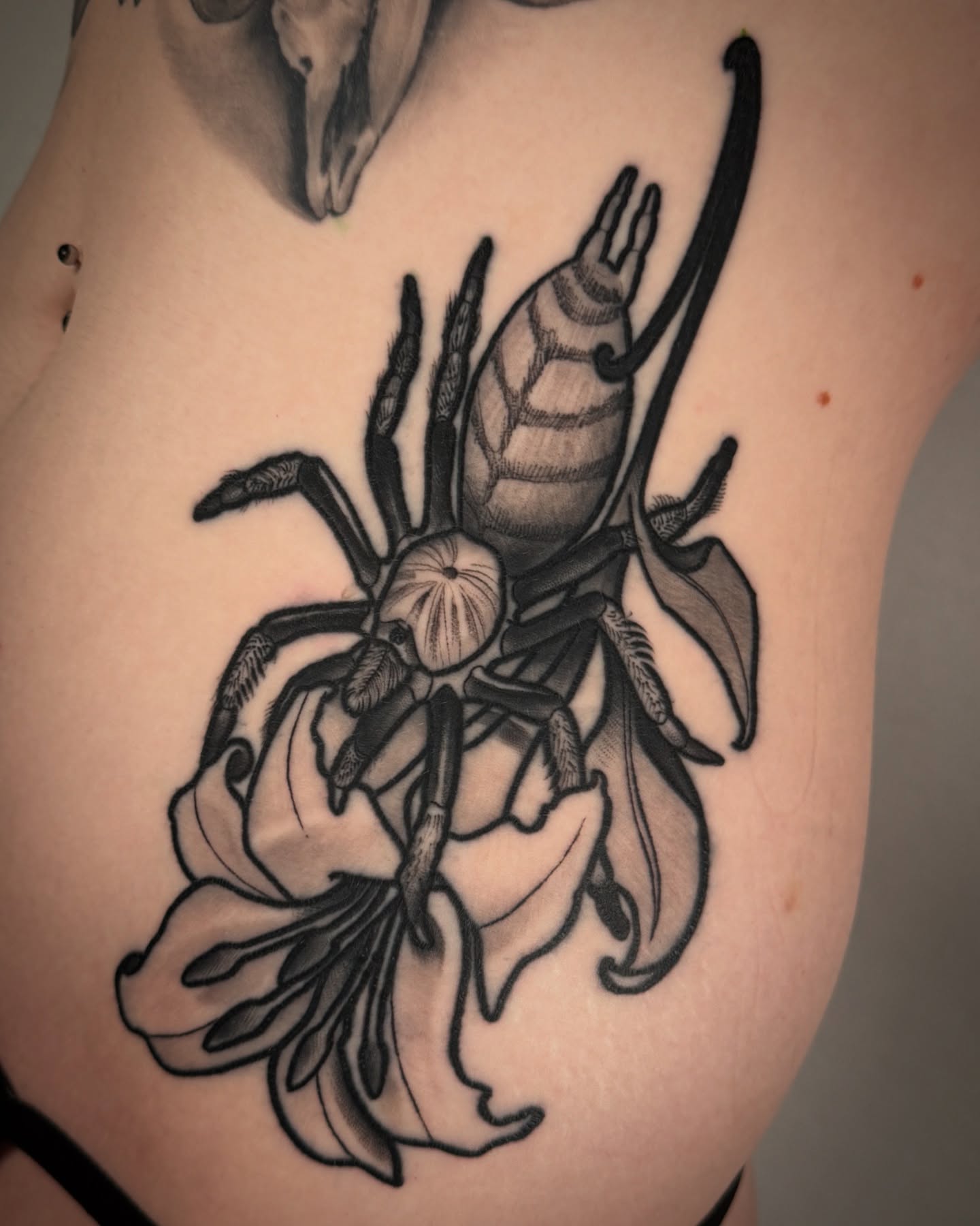 Tattoo by @doublescribbles — black_and_grey, realism