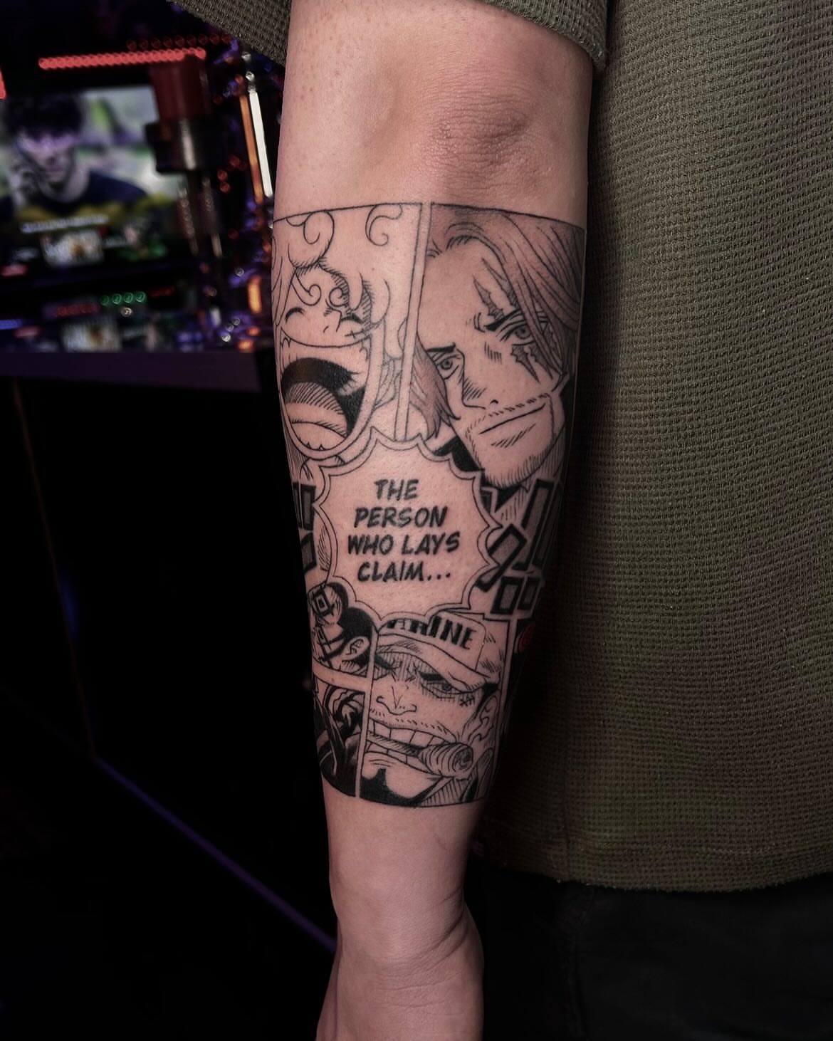 Tattoo by @petaltattoo โ anime, dotwork