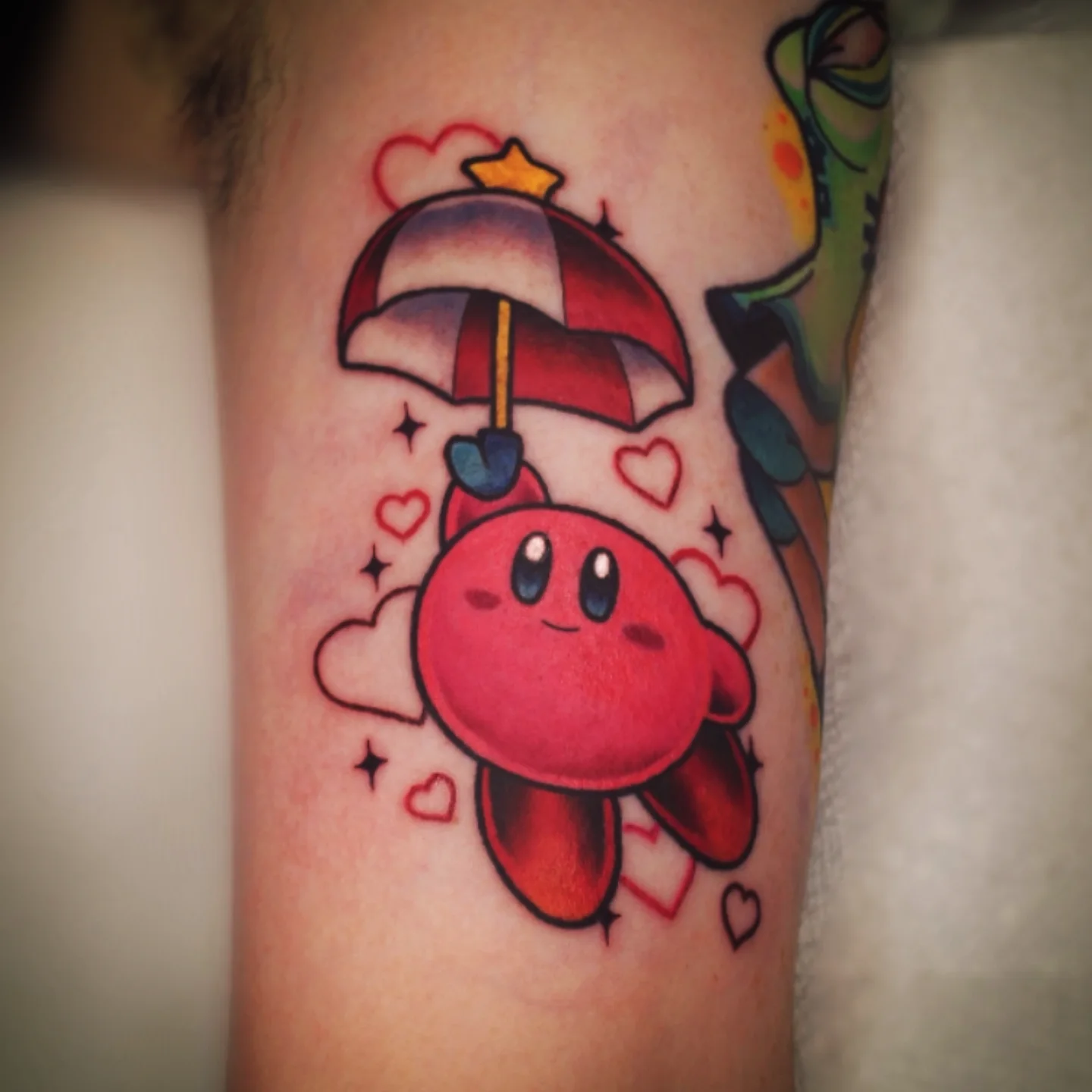 Tattoo by @therealinnerlip — anime