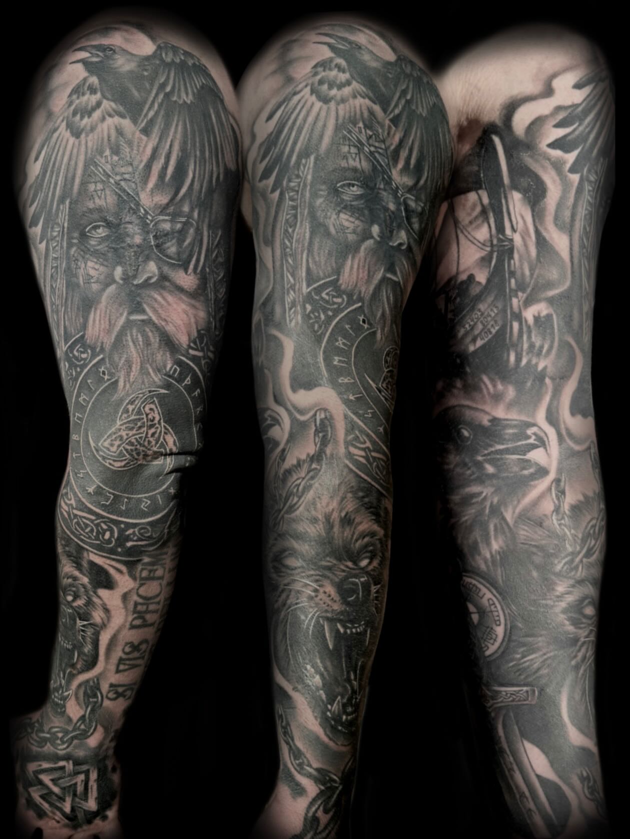 Tattoo by @waylenwaylen_ — black_and_grey, realism