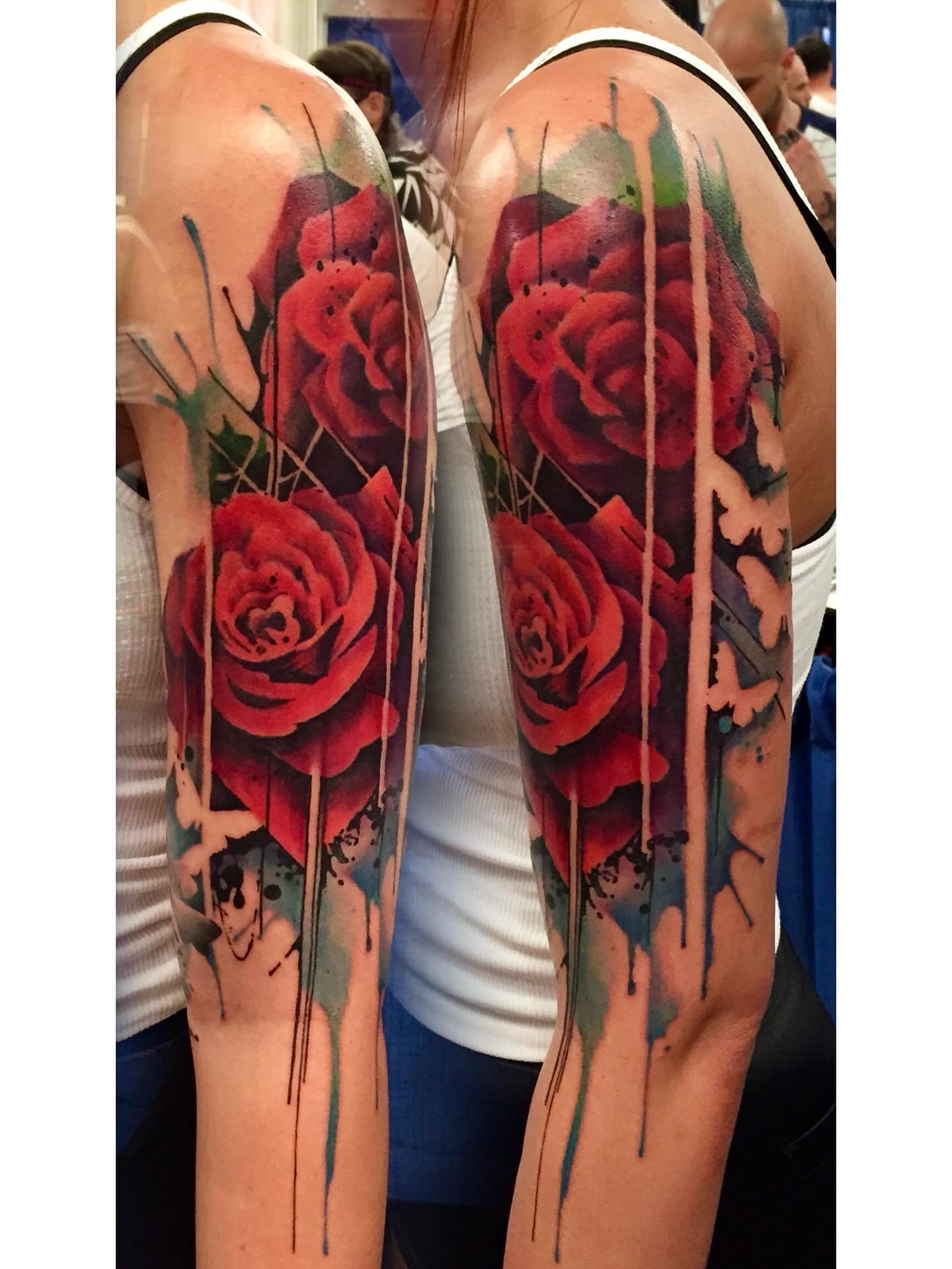 Tattoo by @mrcoffeybean — realism, watercolor