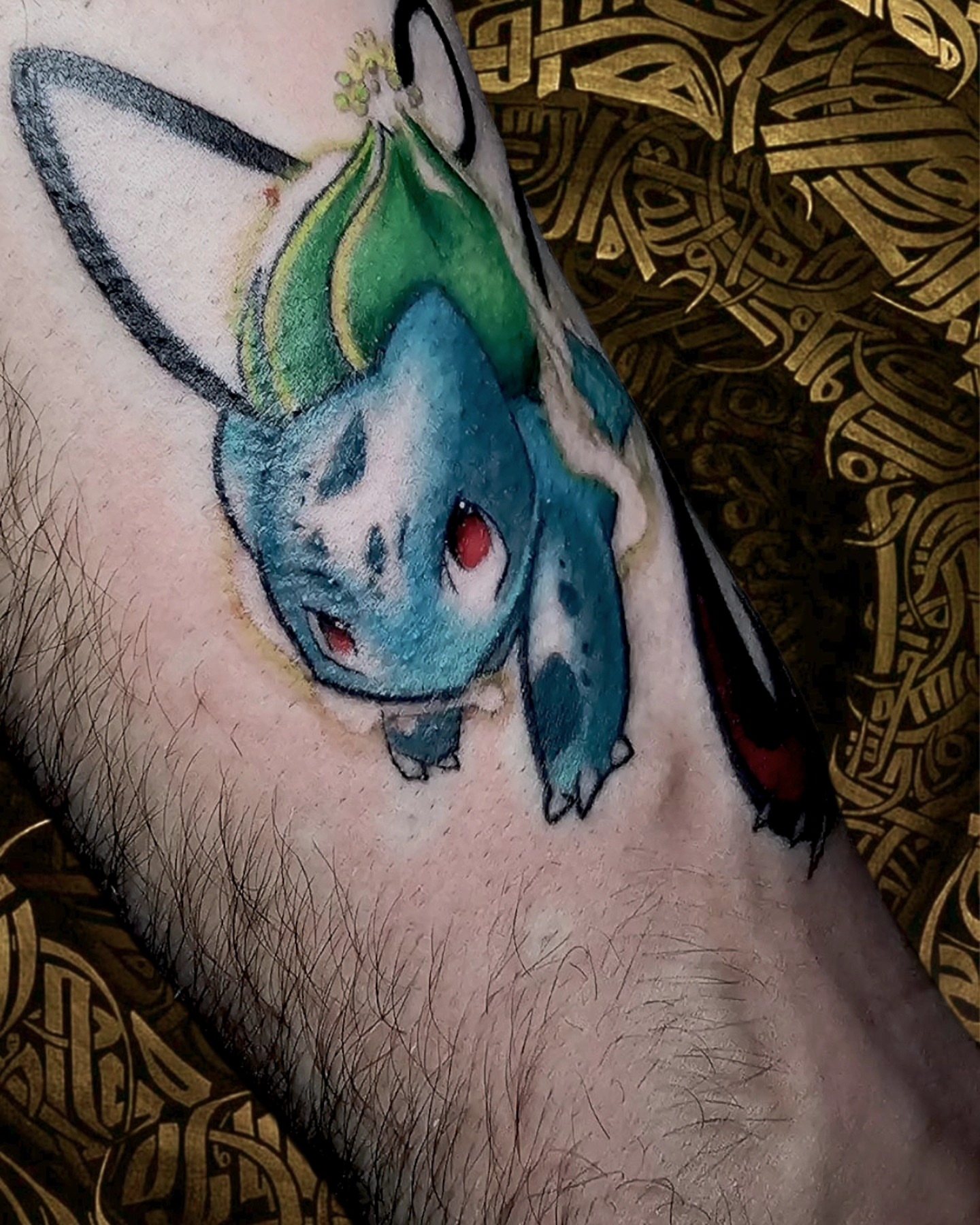 Tattoo by @josh_otn — dotwork