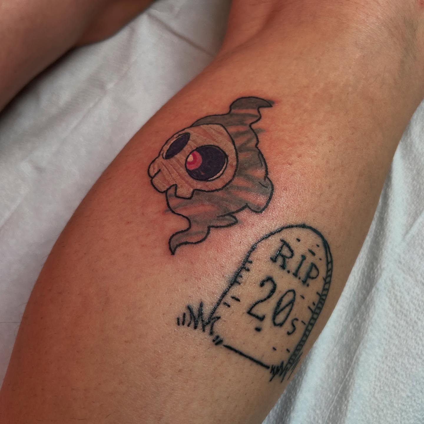 Tattoo by @rilakkaya — dotwork, surrealism