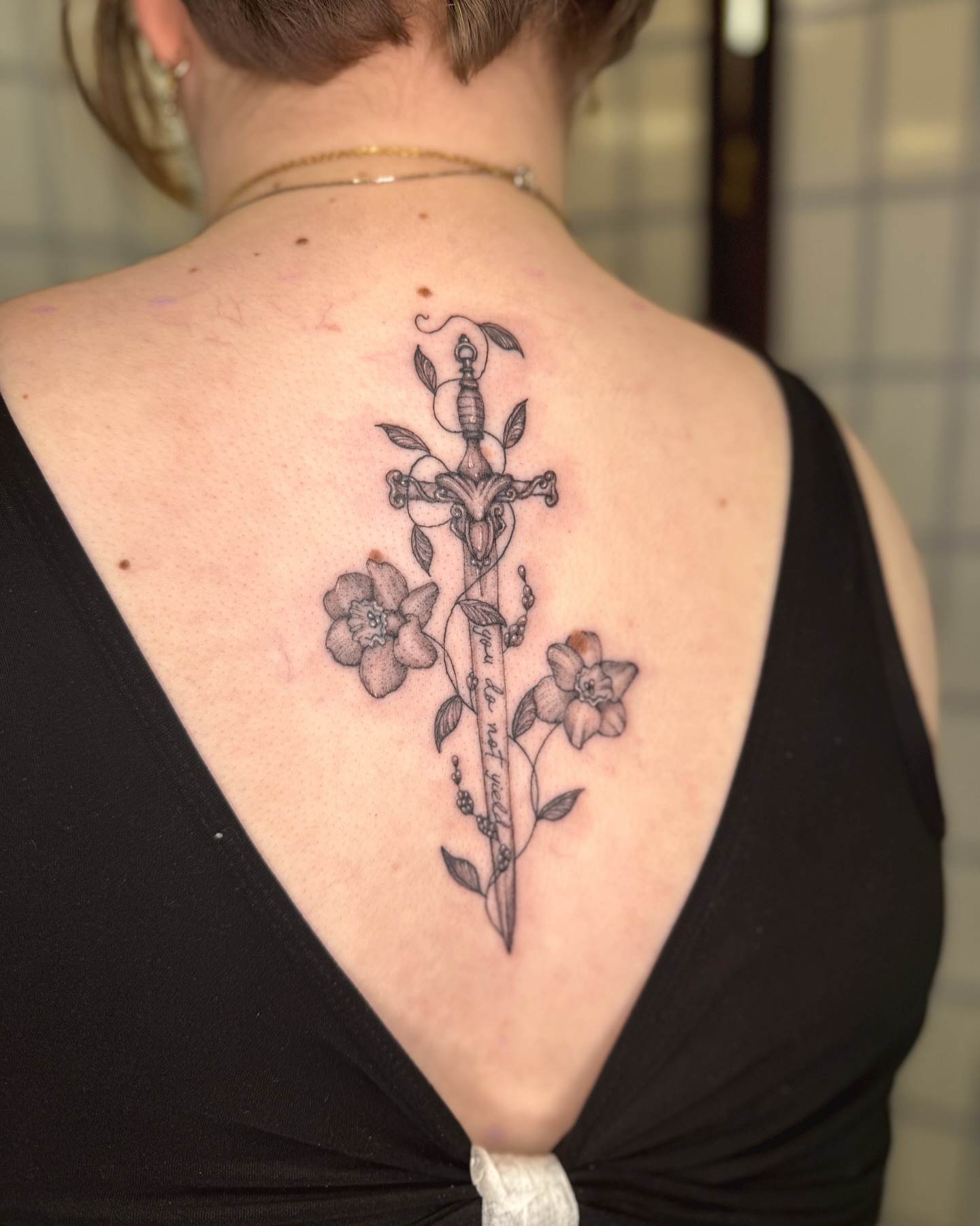 Tattoo by @natasharacheltattoos — black_and_grey