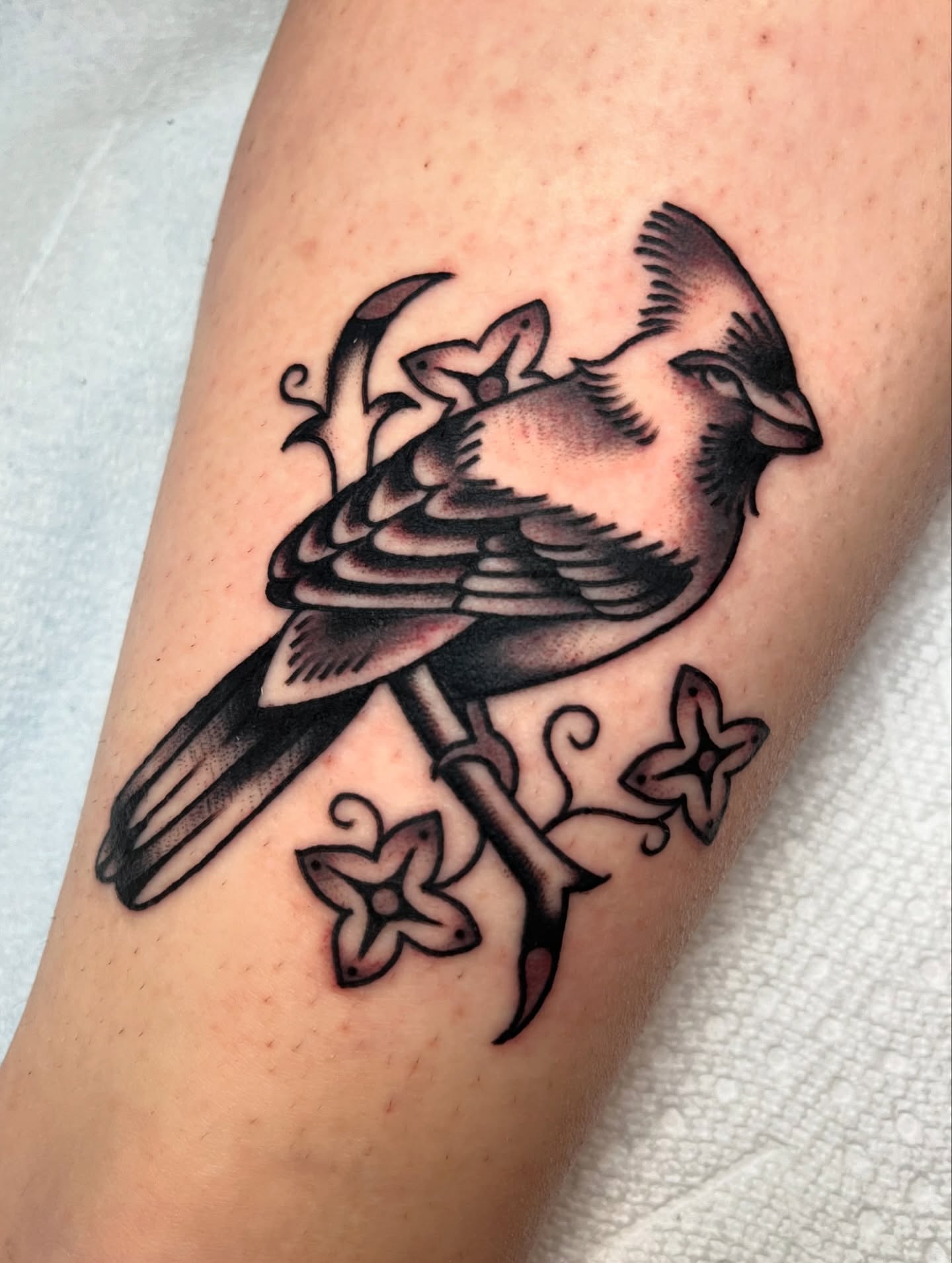 Tattoo by @katierosetattoos — black_and_grey