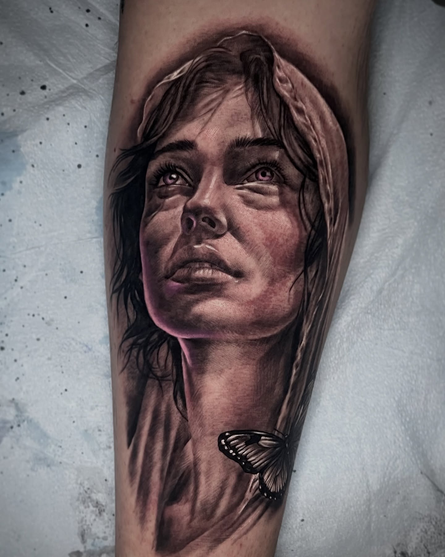 Tattoo by @aaronpackardta2 — realism, black_and_grey