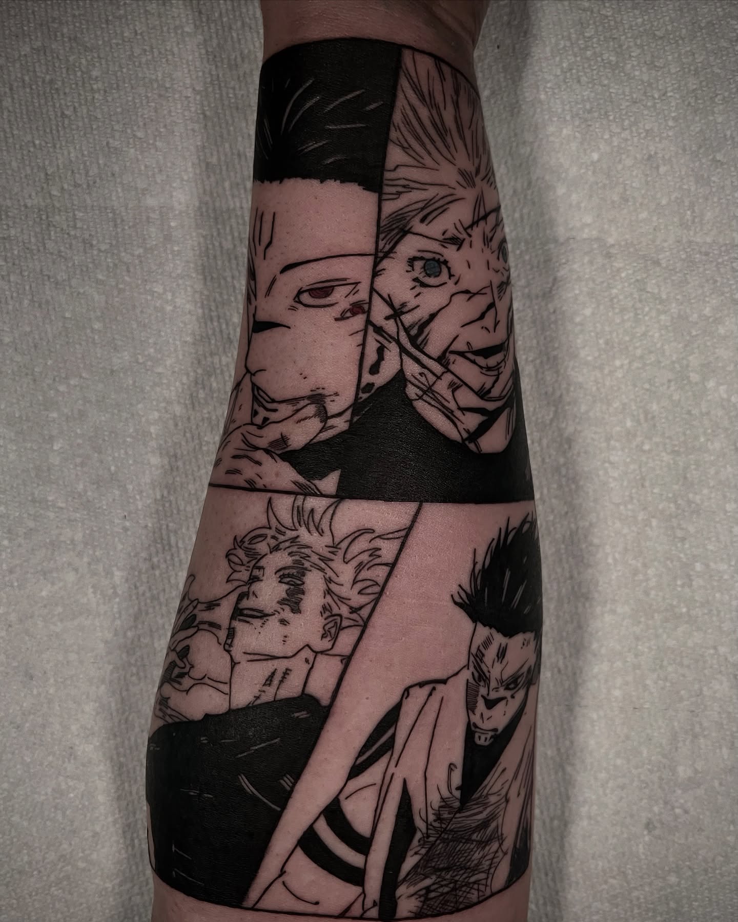 Tattoo by @bingtattoos — anime