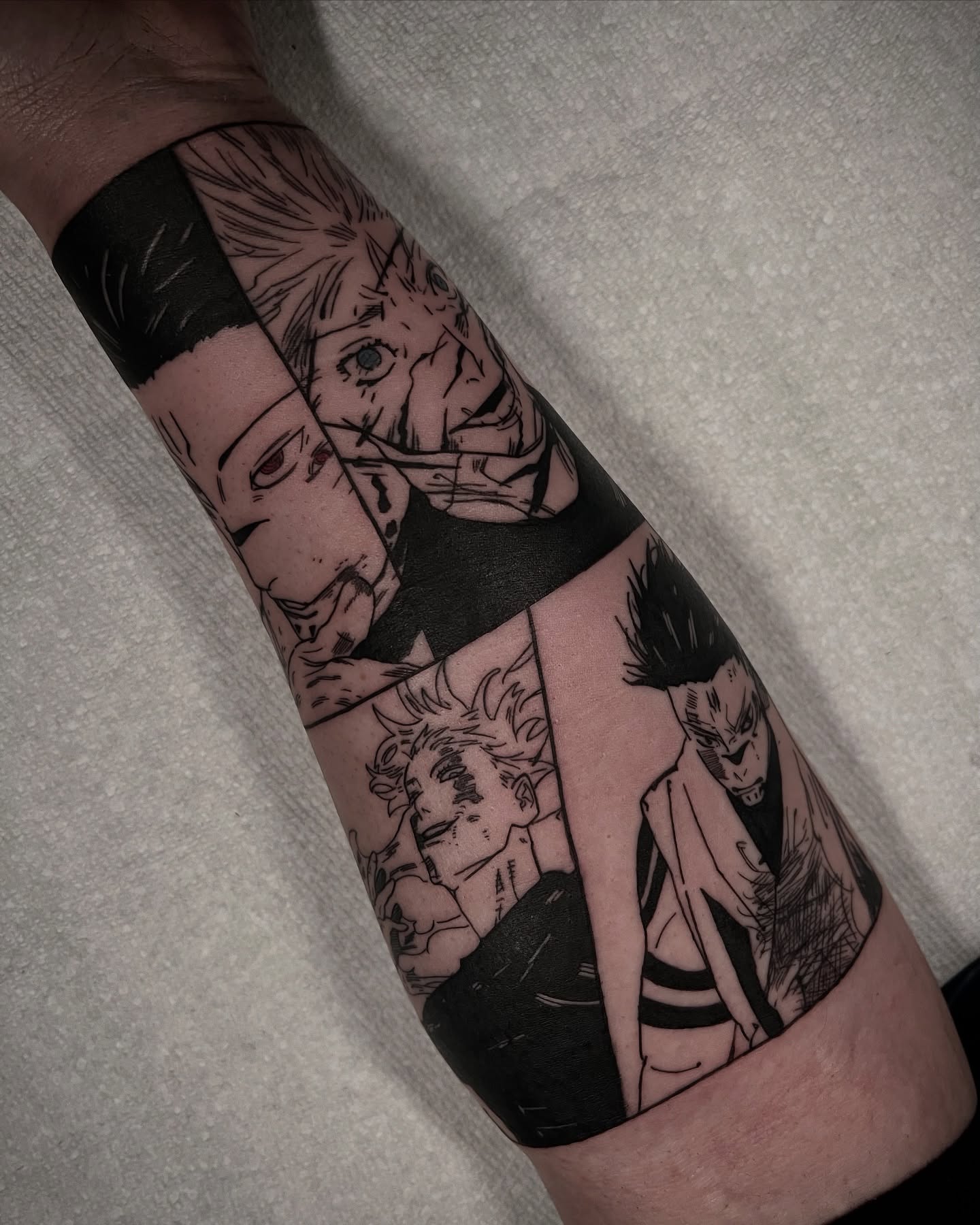 Tattoo by @bingtattoos — anime