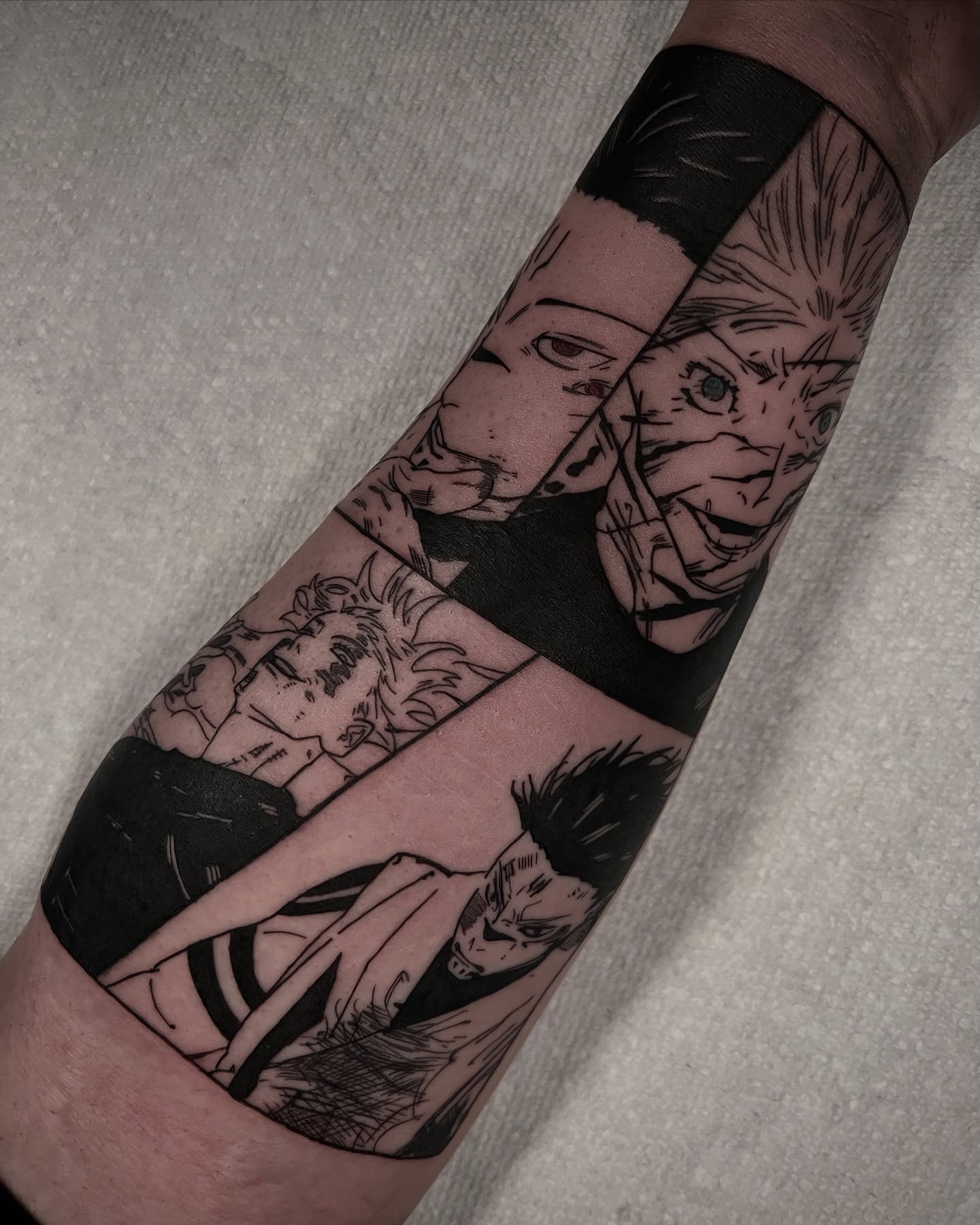 Tattoo by @bingtattoos — anime