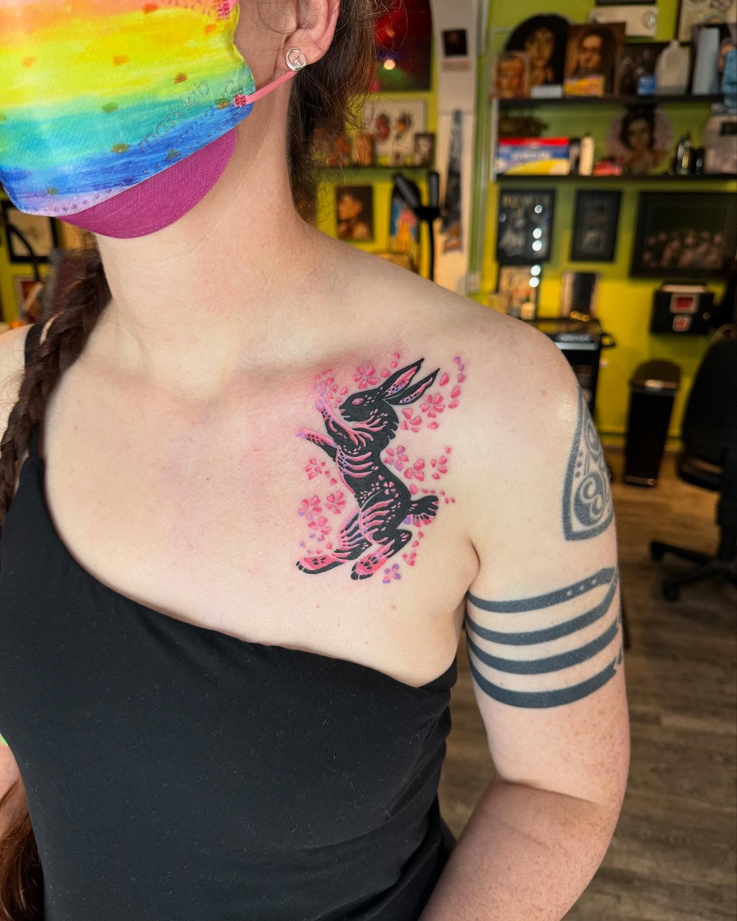 Tattoo by @stevielichous — dotwork