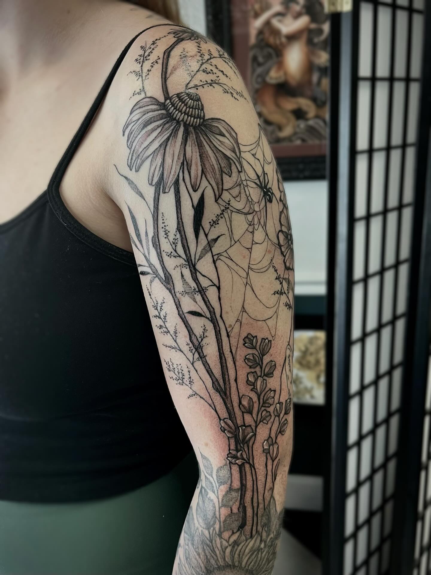 Tattoo by @dustytattoos โ black_and_grey