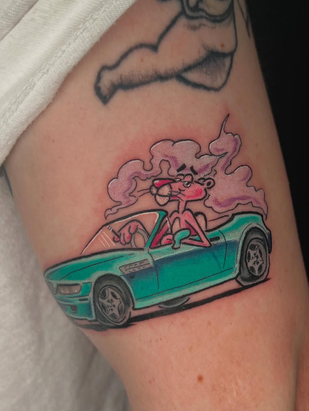 Tattoo by @gameboycolortattoos — new_school