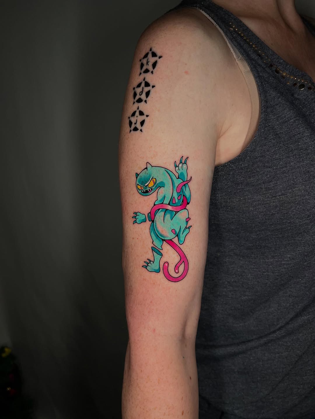 Tattoo by @gameboycolortattoos — new_school