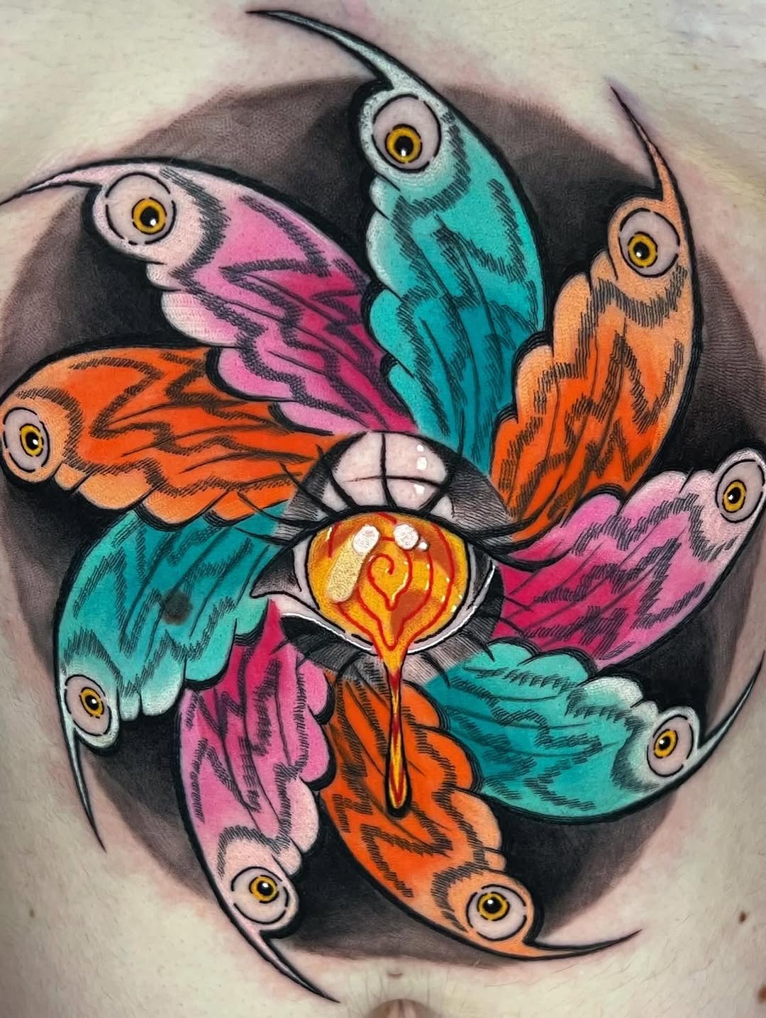 Tattoo by @gameboycolortattoos — new_school, illustrative