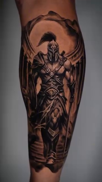 Spartan warrior realism tattoo by Tattoo Artist Miami & la, Hollywood, Florida
